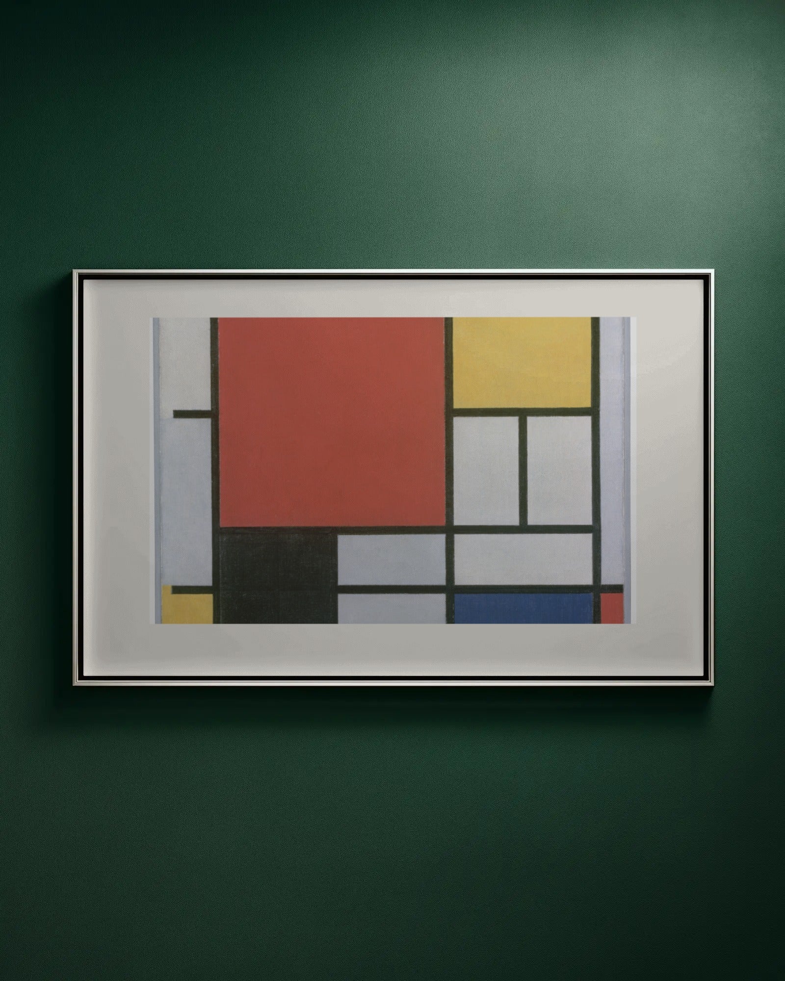 Composition with Red Blue and Yellow Art Print by Piet Mondrian - hero image for the Modernism & Abstraction collection