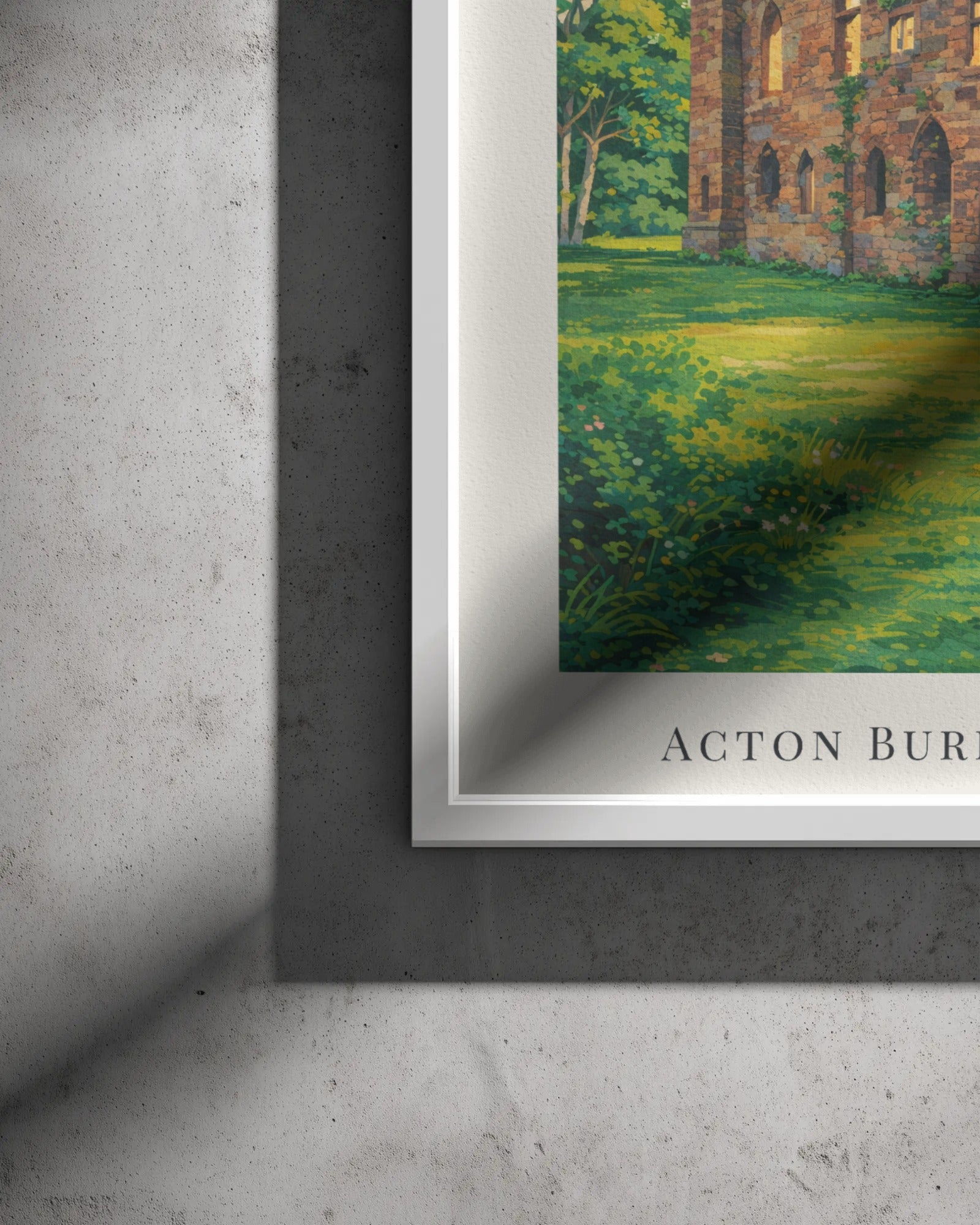 Acton Burnell Castle Art Print, framed wall art (view 3)