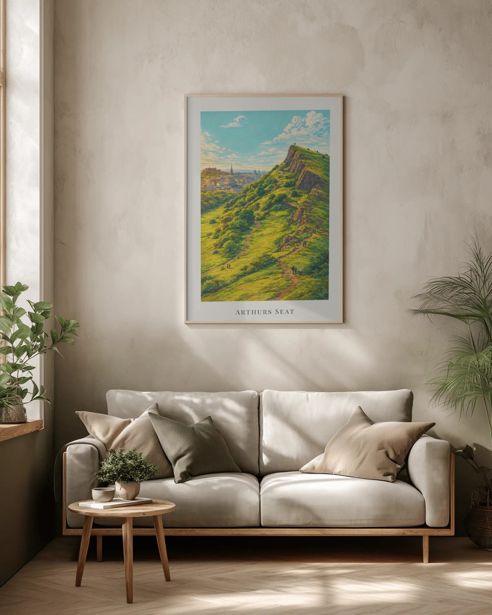 Arthur's Seat Art Print, framed wall art (view 2)