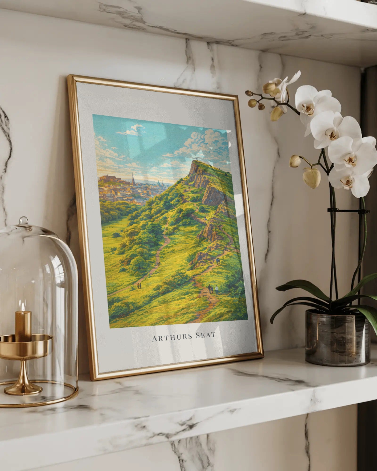 Arthur's Seat Art Print, framed wall art (view 5)
