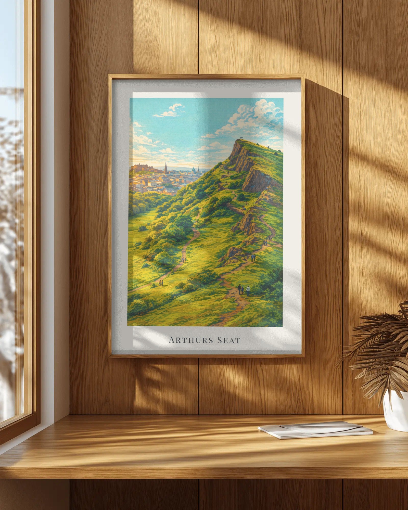 Arthur's Seat Art Print, framed wall art (view 7)
