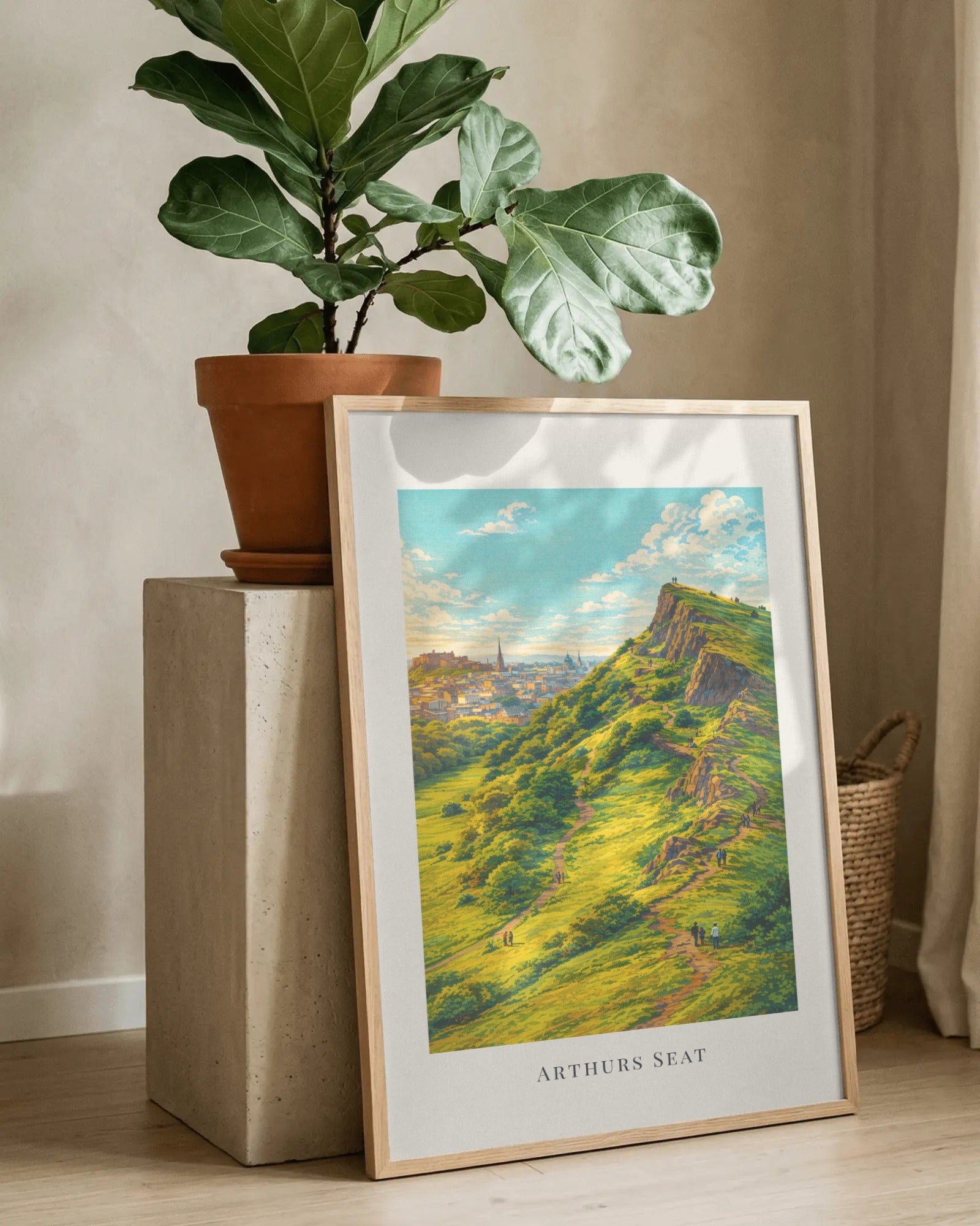 Arthur's Seat Art Print, framed wall art (view 8)