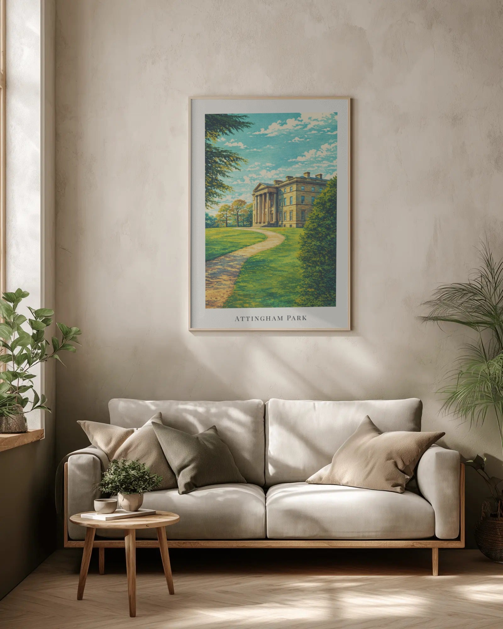 Attingham Park Art Print, framed wall art (view 2)