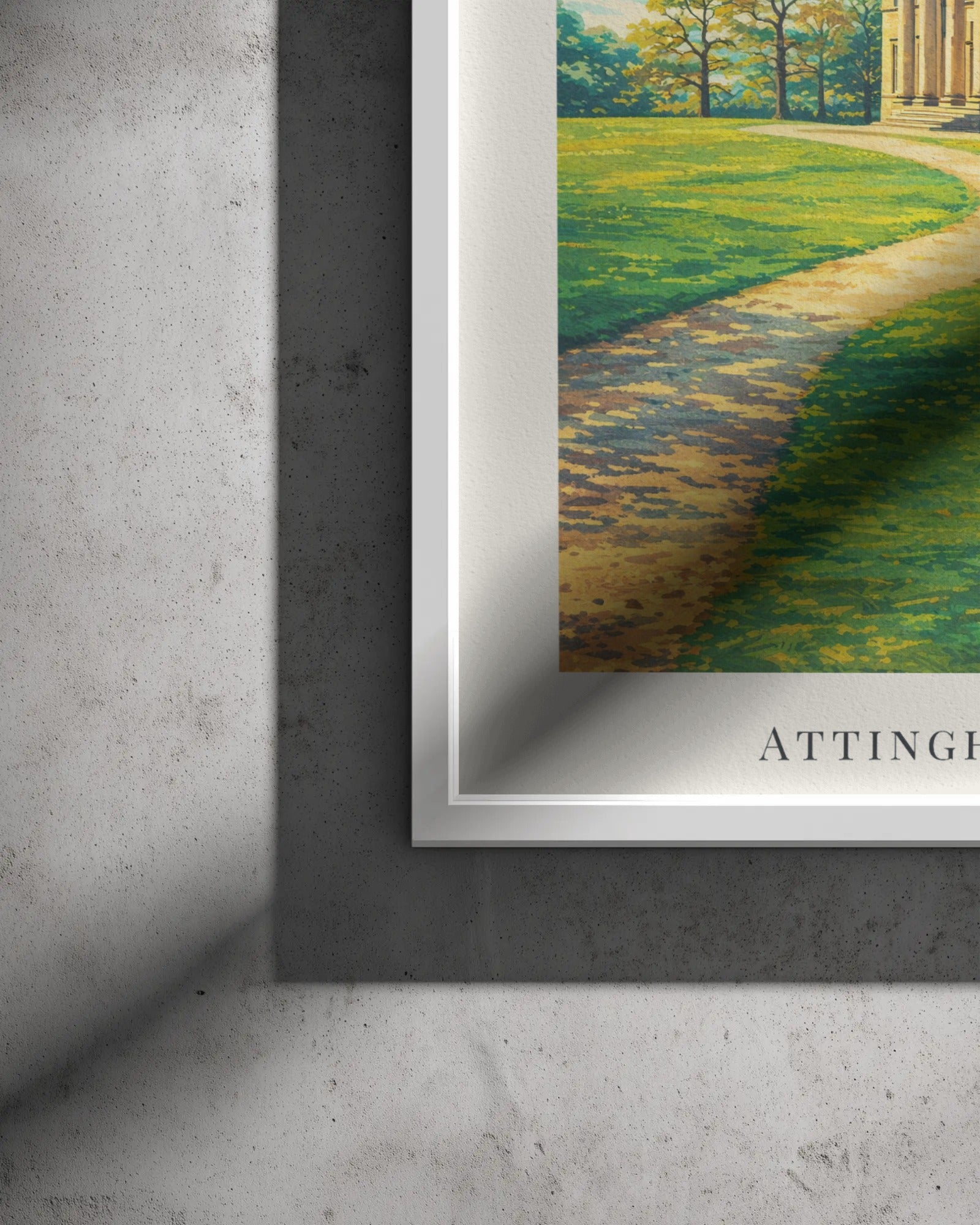 Attingham Park Art Print, framed wall art (view 3)
