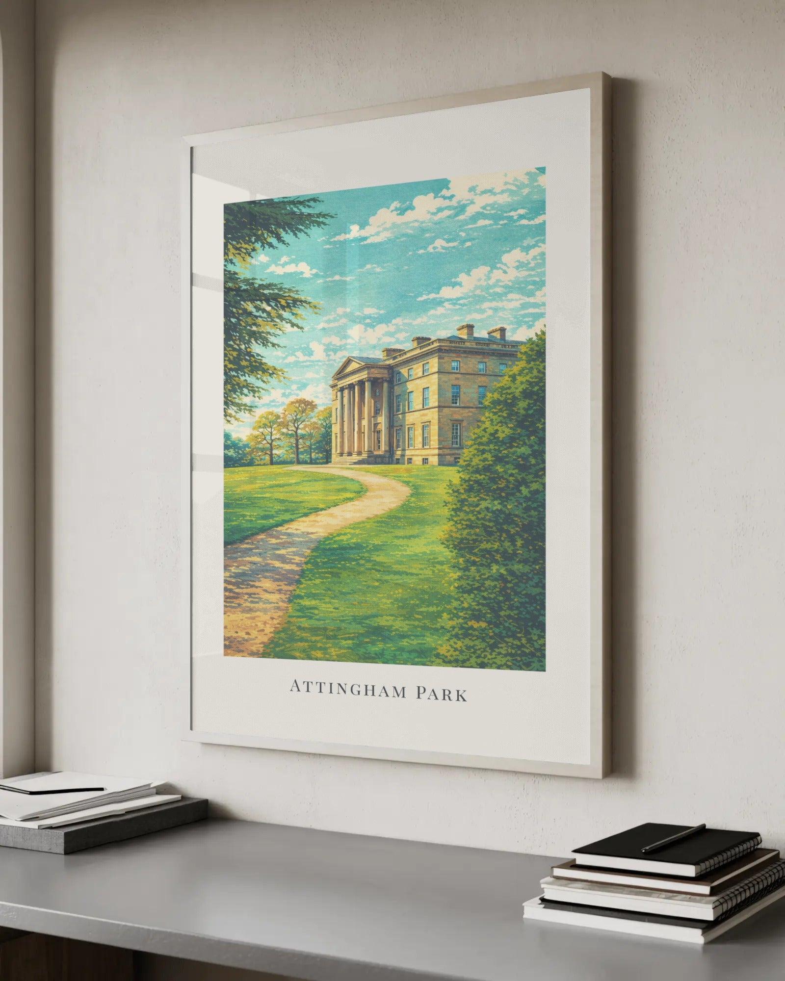 Attingham Park Art Print, framed wall art (view 6)