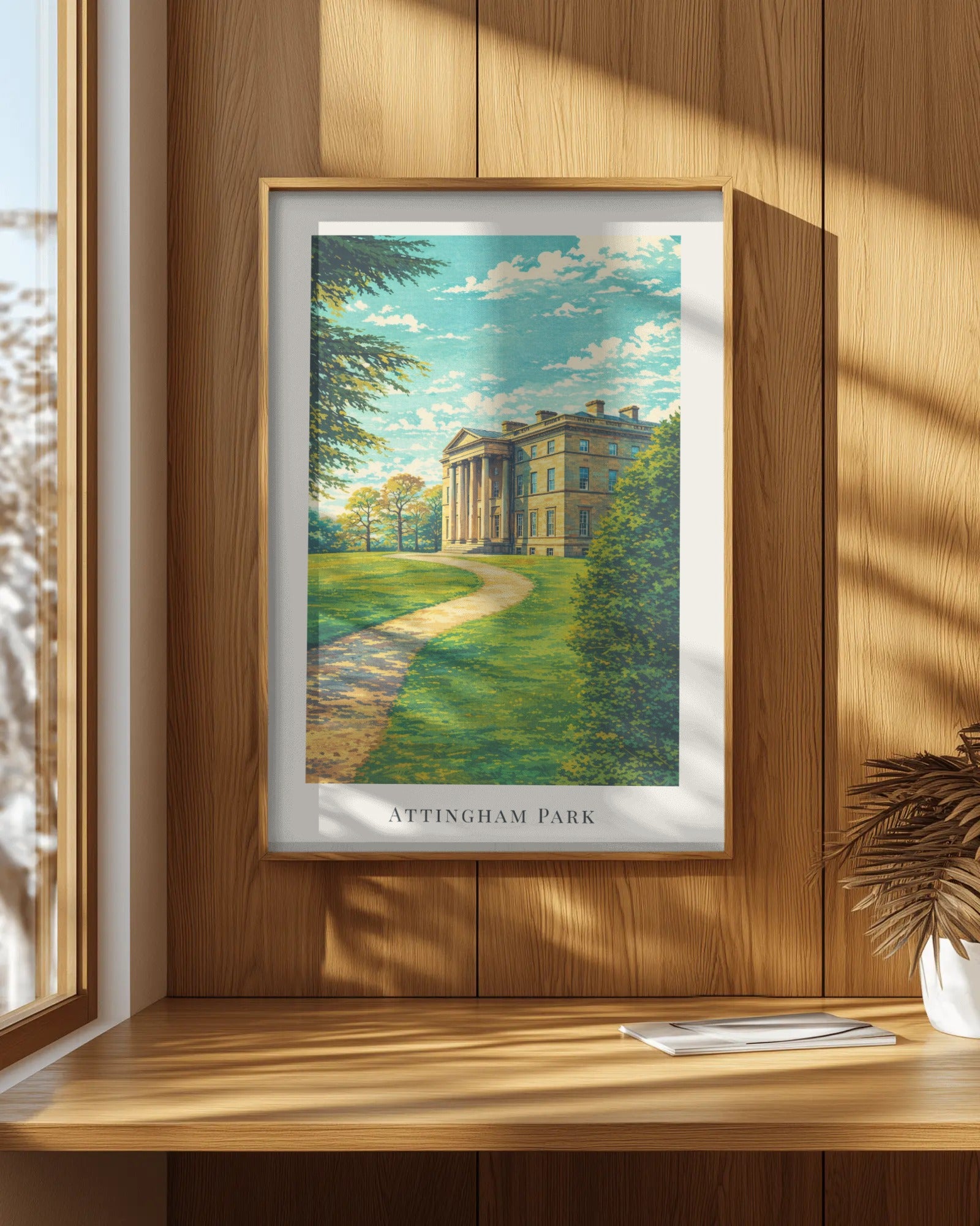 Attingham Park Art Print, framed wall art (view 7)