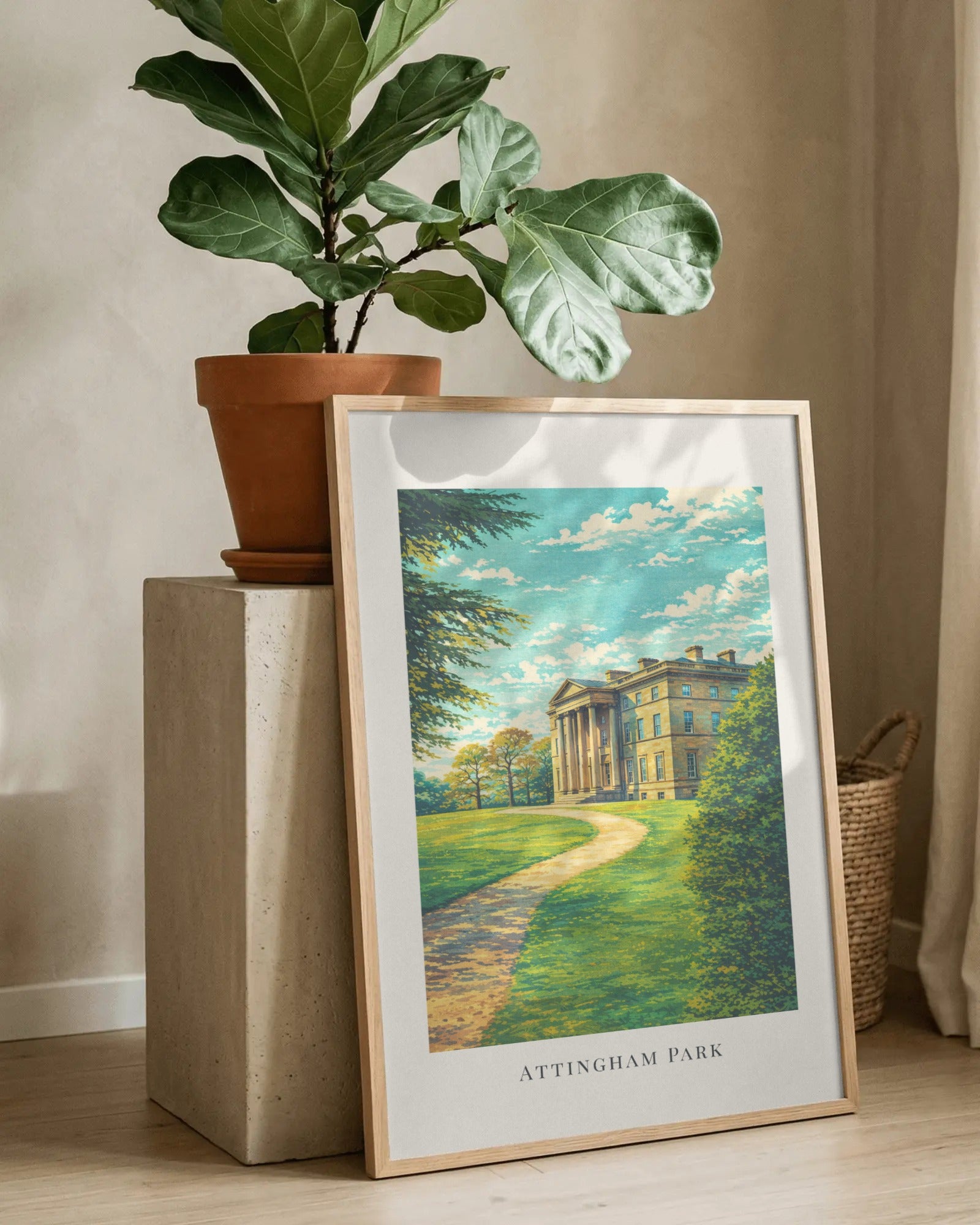 Attingham Park Art Print, framed wall art (view 8)