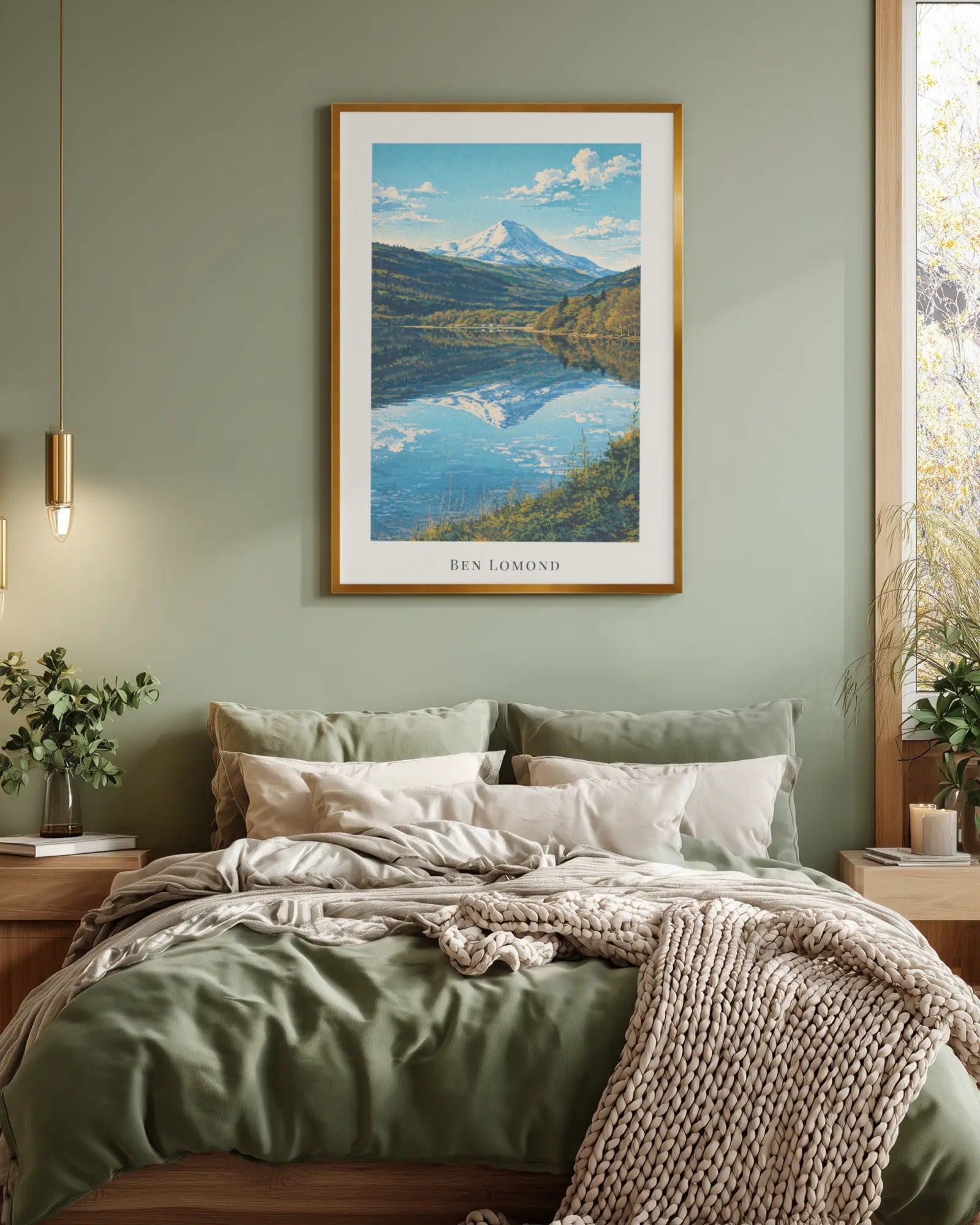 Ben Lomond Art Print, framed wall art (view 4)