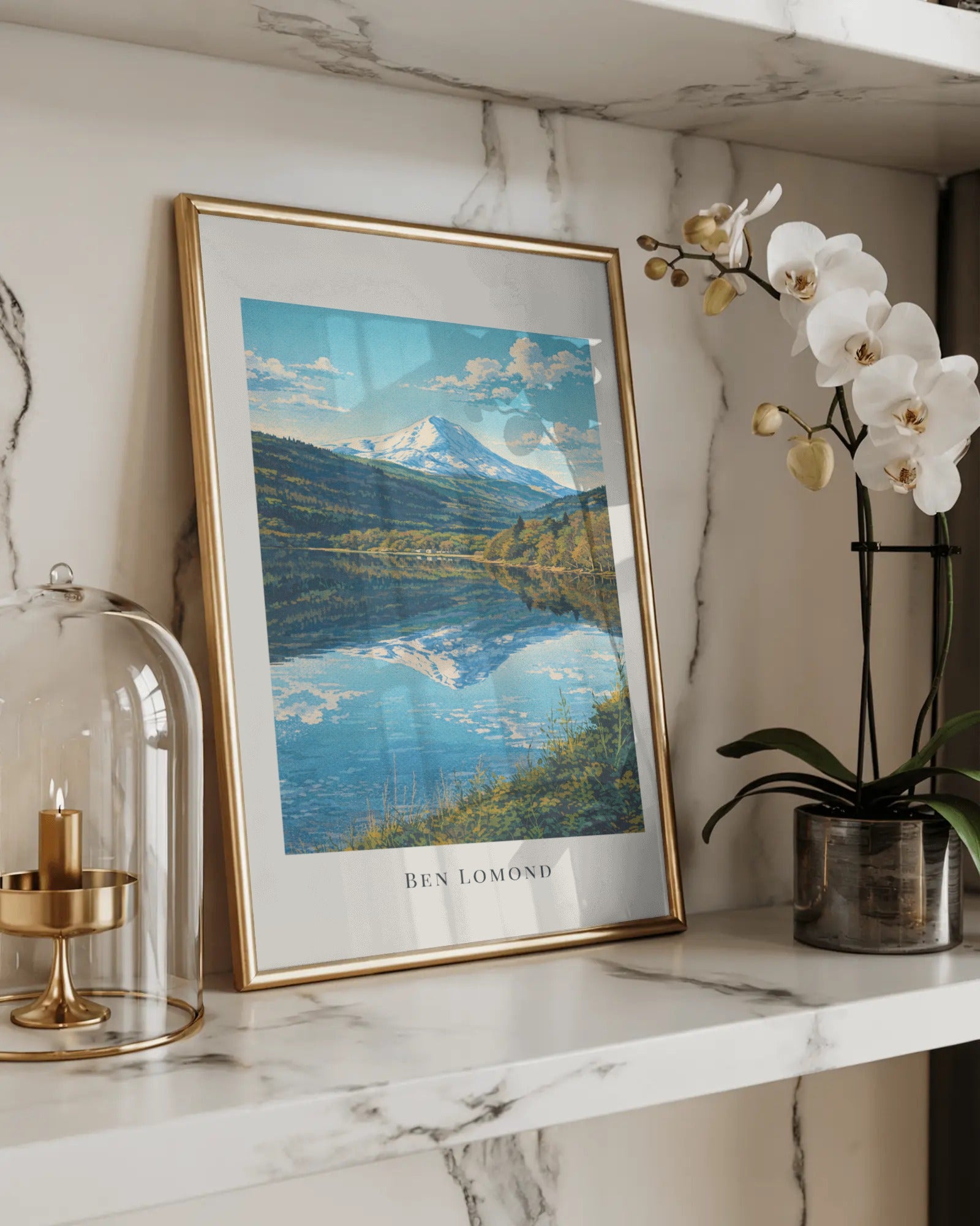 Ben Lomond Art Print, framed wall art (view 5)
