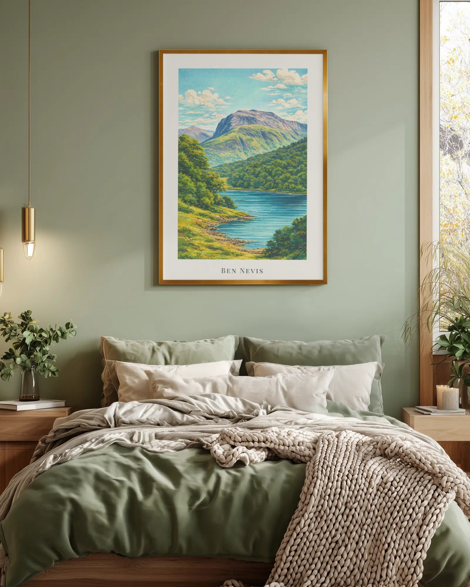 Ben Nevis Art Print, framed wall art (view 4)