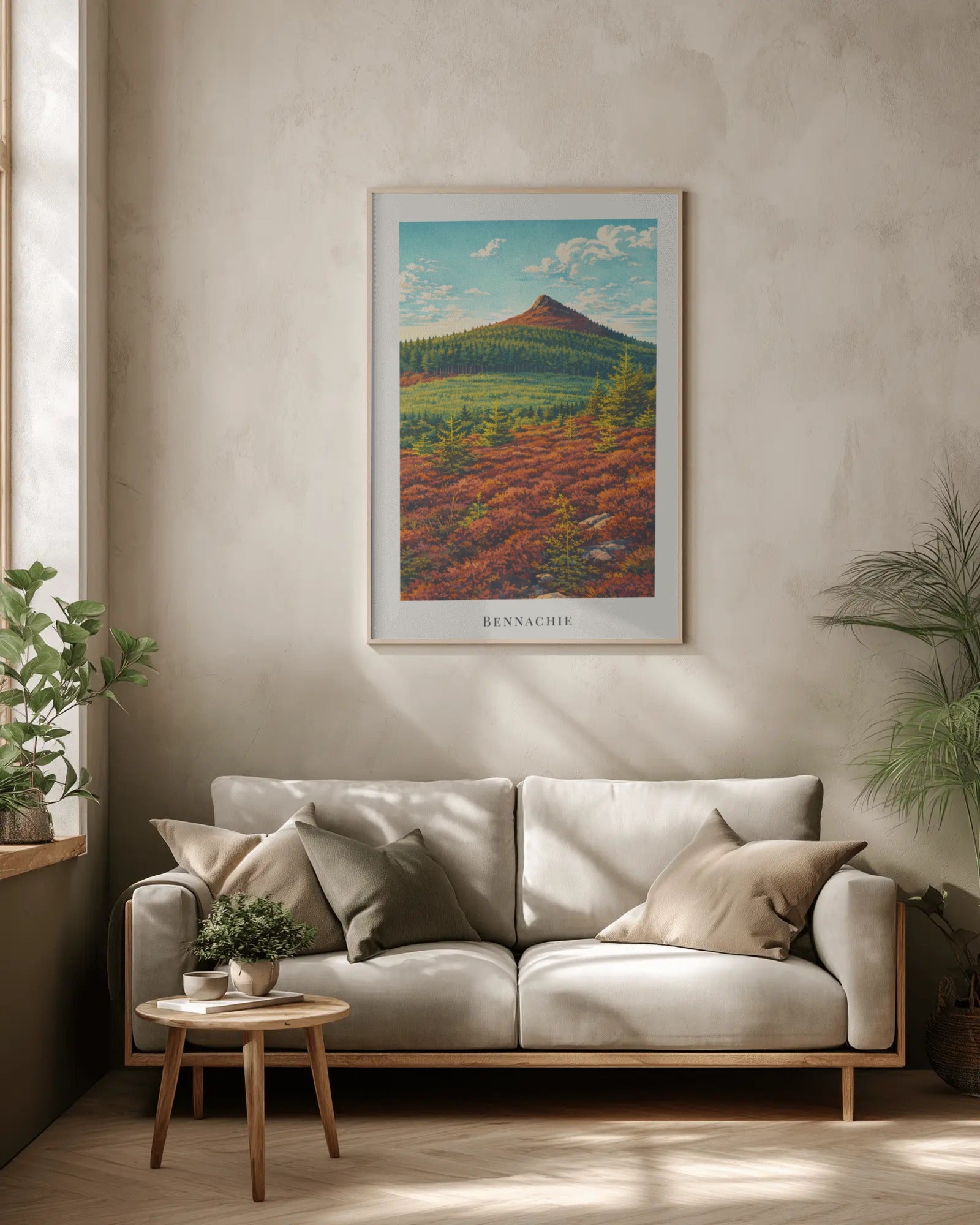 Bennachie Art Print, framed wall art (view 2)