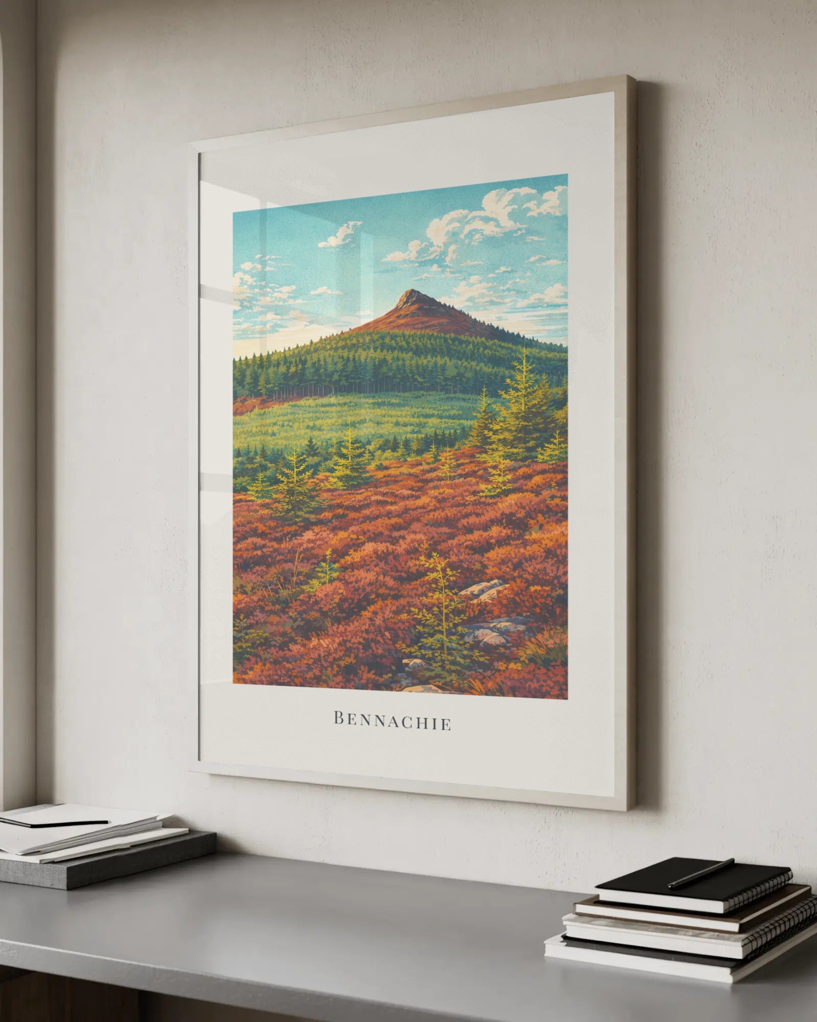 Bennachie Art Print, framed wall art (view 6)