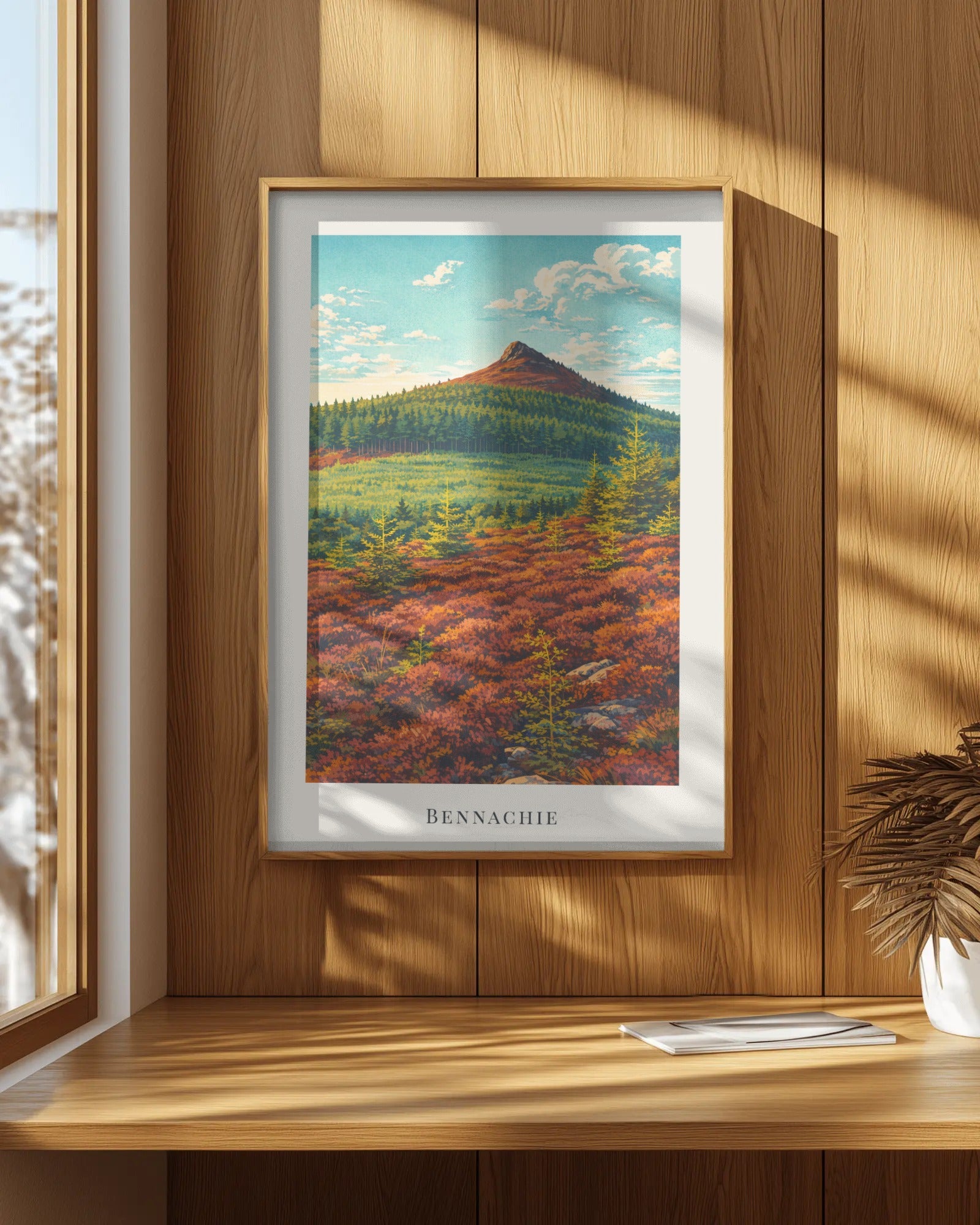 Bennachie Art Print, framed wall art (view 7)