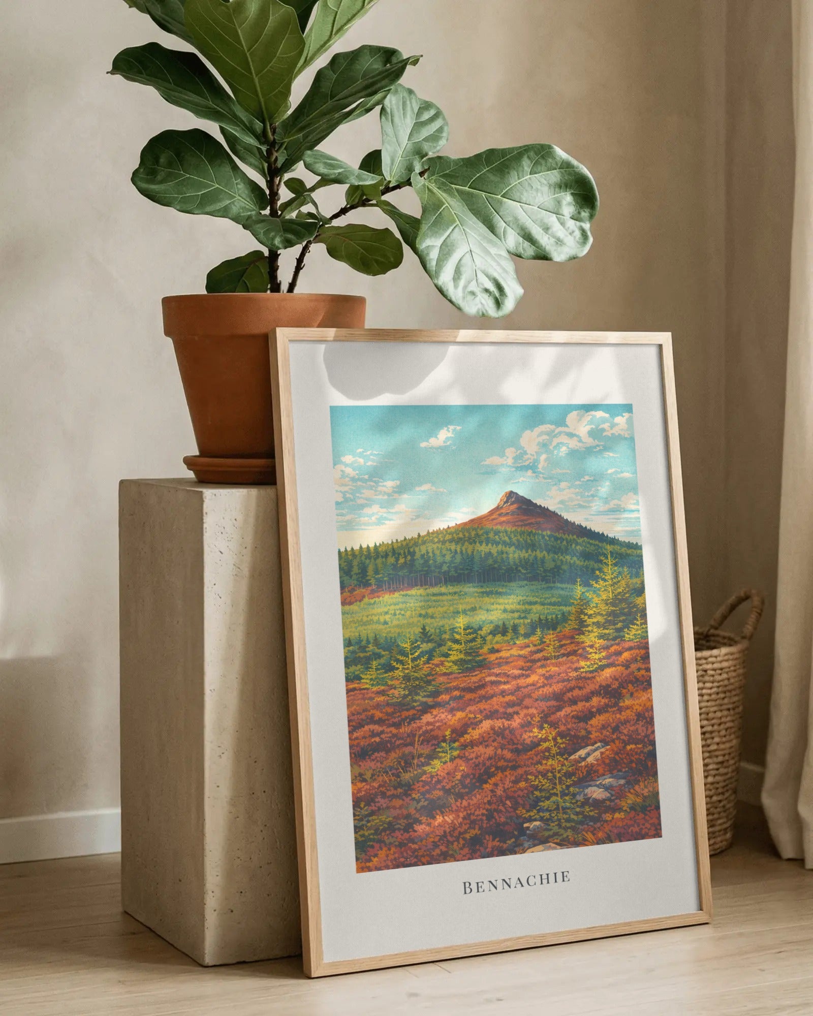 Bennachie Art Print, framed wall art (view 8)