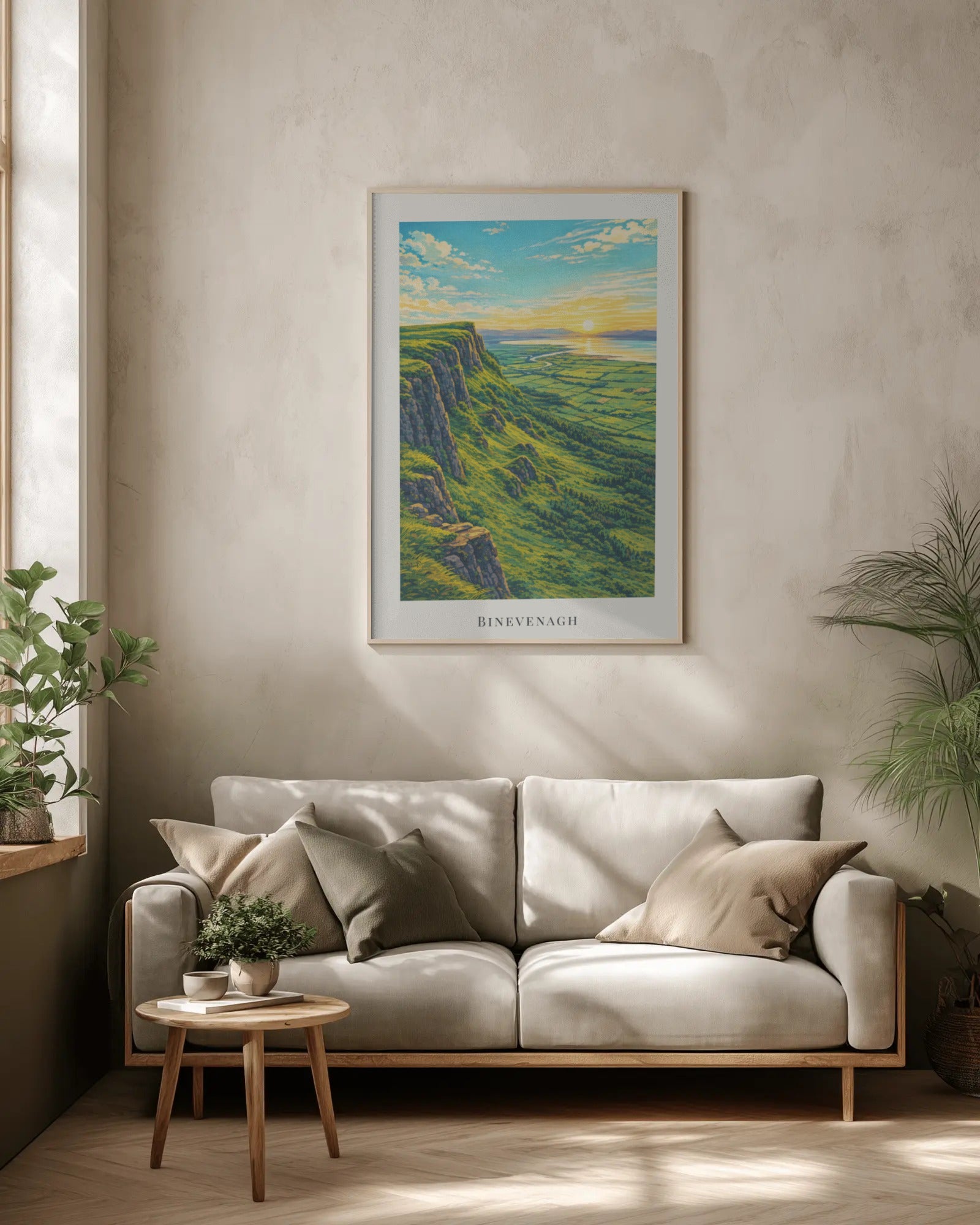 Binevenagh Art Print, framed wall art (view 2)