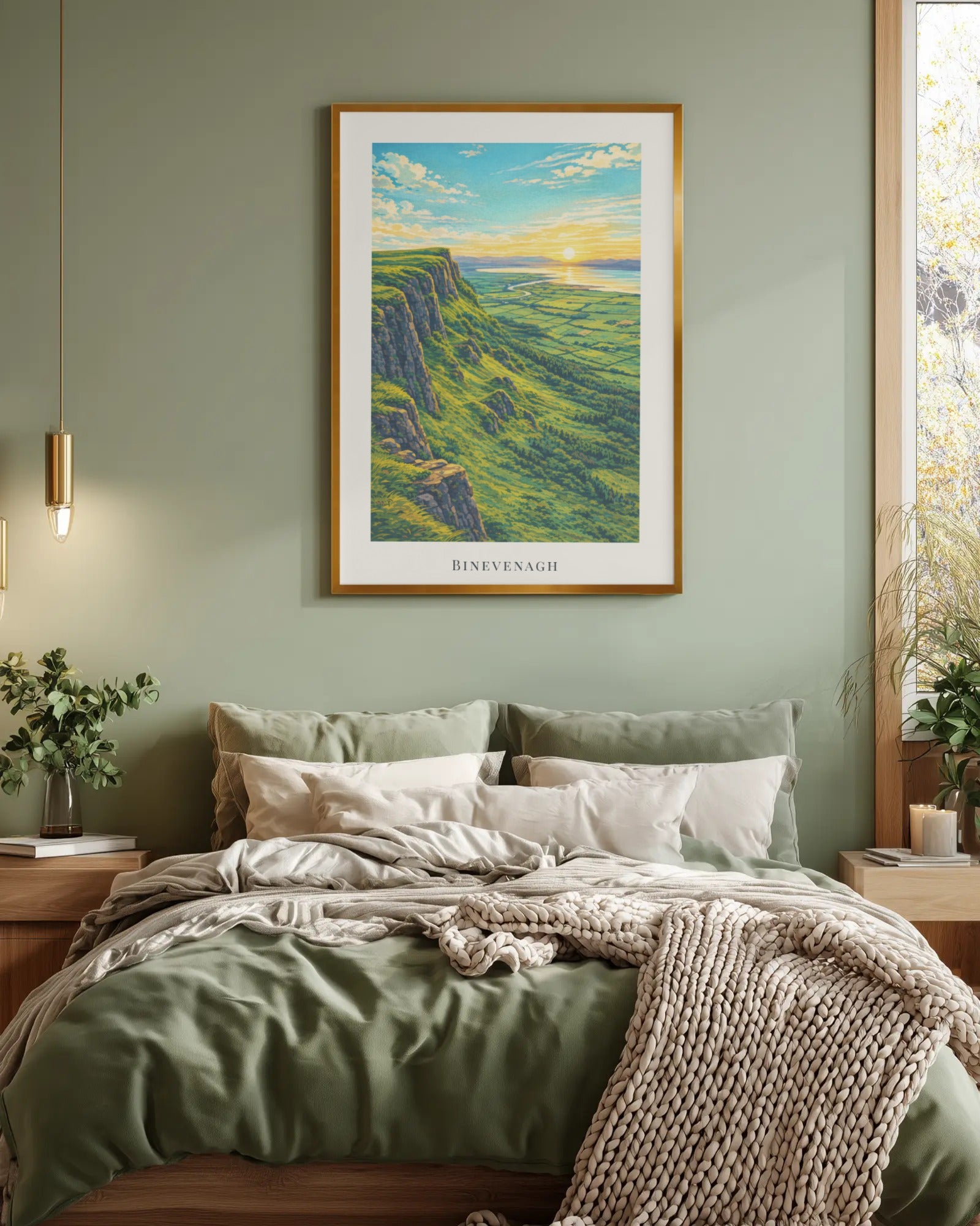 Binevenagh Art Print, framed wall art (view 4)