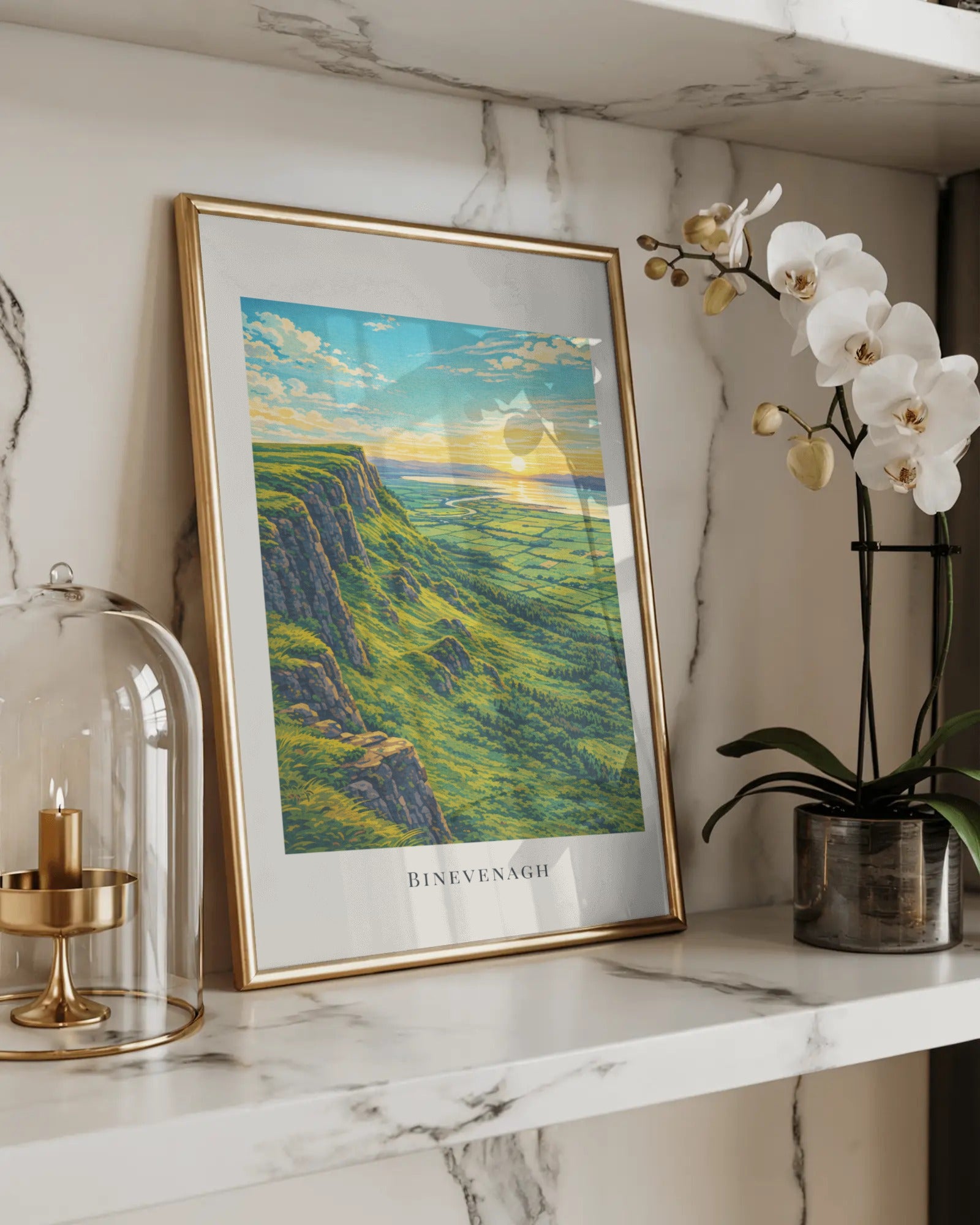 Binevenagh Art Print, framed wall art (view 5)