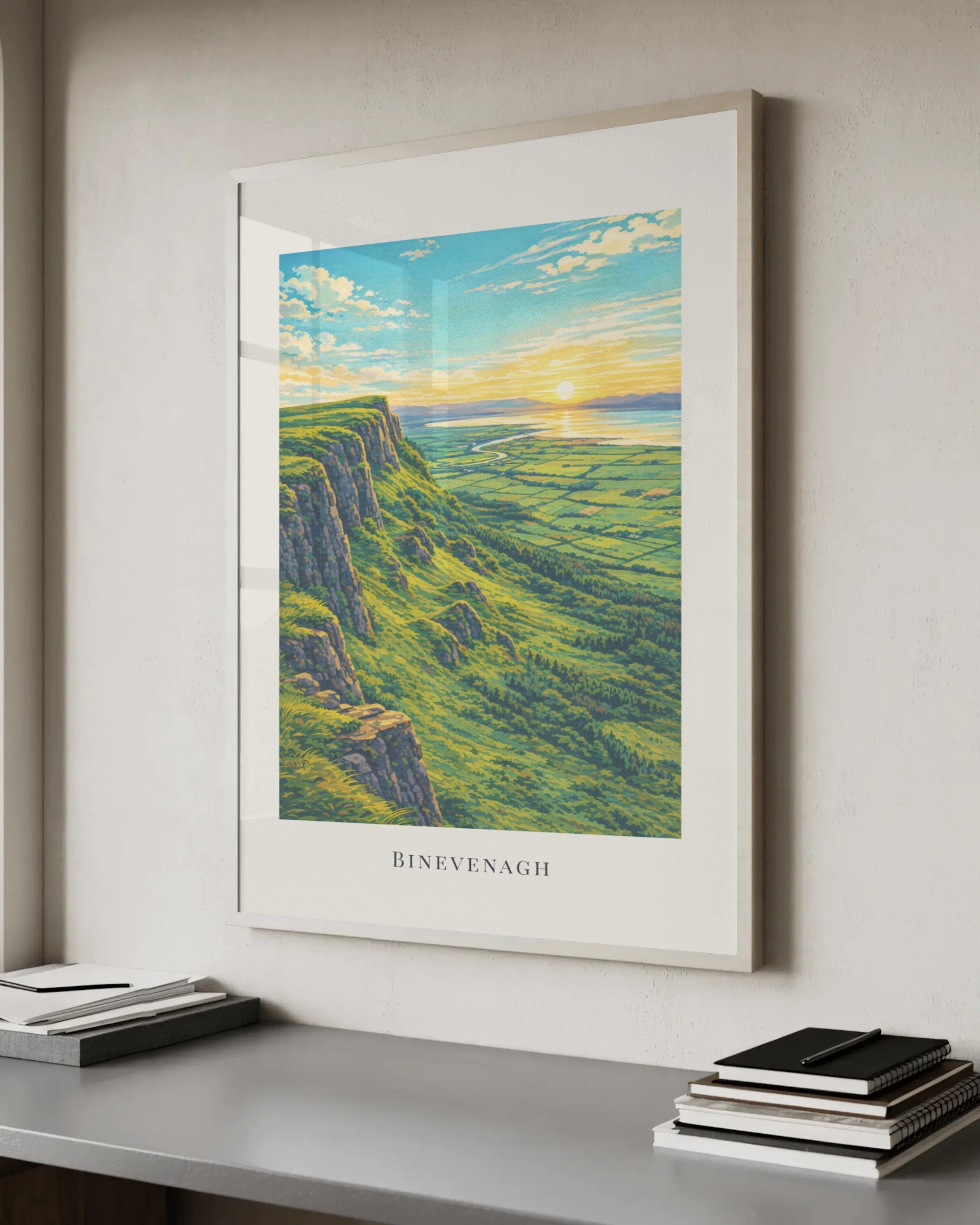 Binevenagh Art Print, framed wall art (view 6)