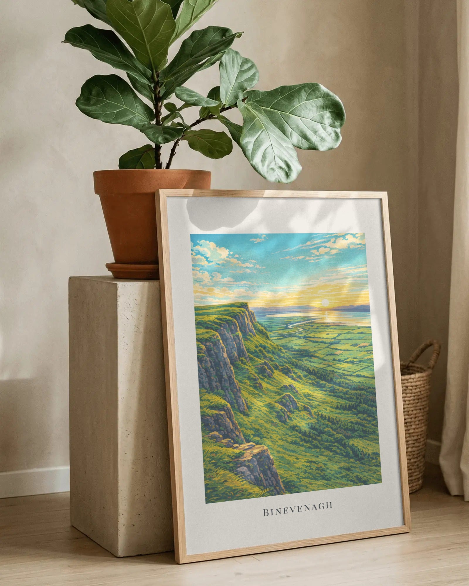 Binevenagh Art Print, framed wall art (view 8)