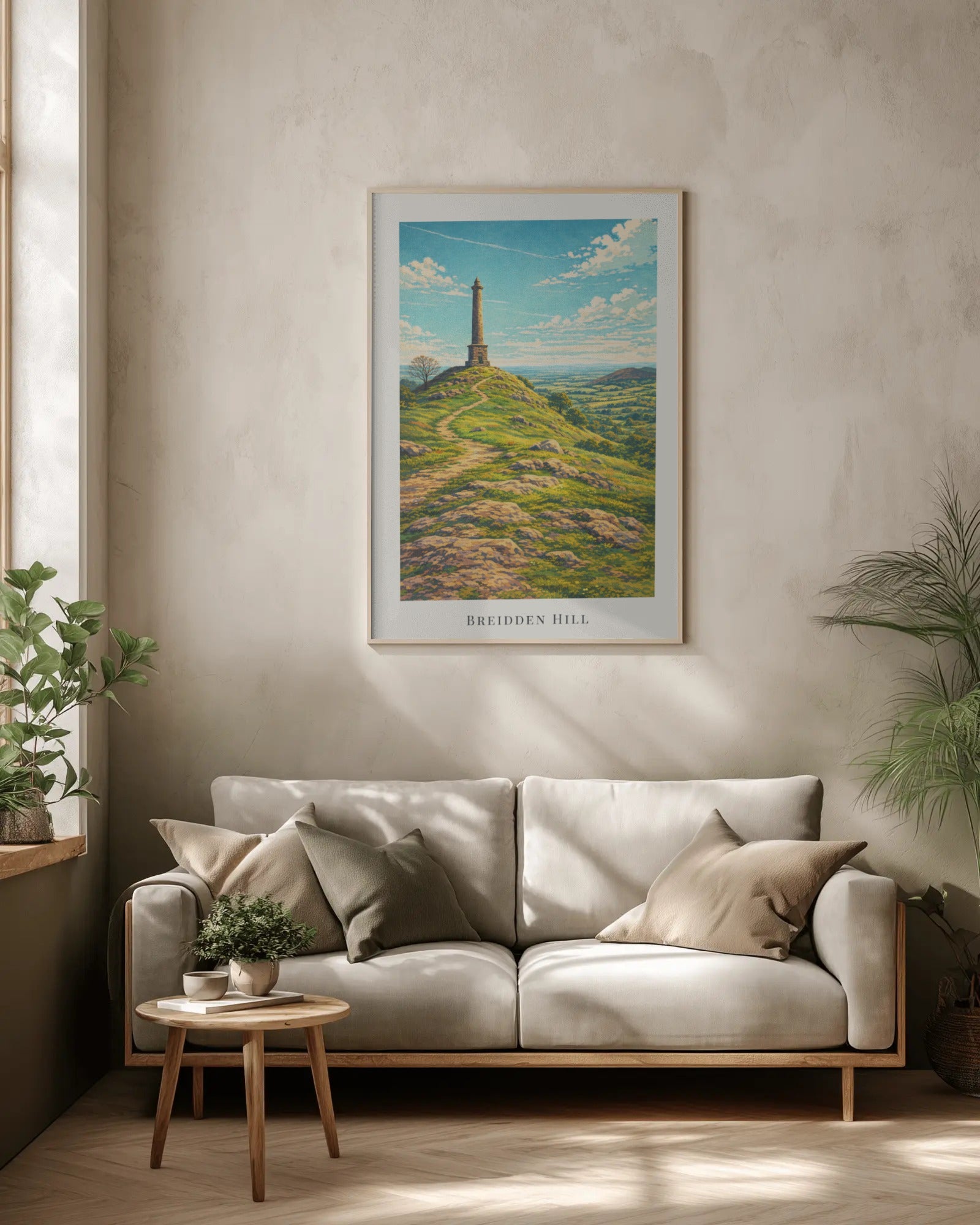 Breidden Hill Art Print, framed wall art (view 2)