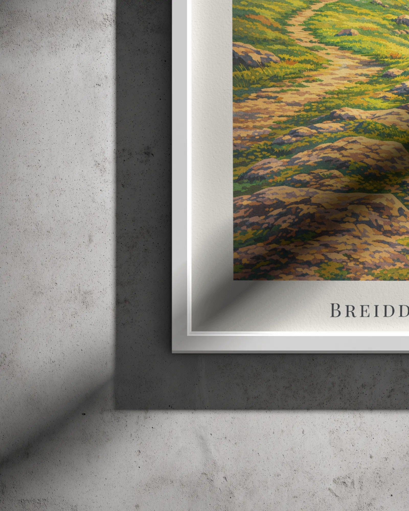 Breidden Hill Art Print, framed wall art (view 3)