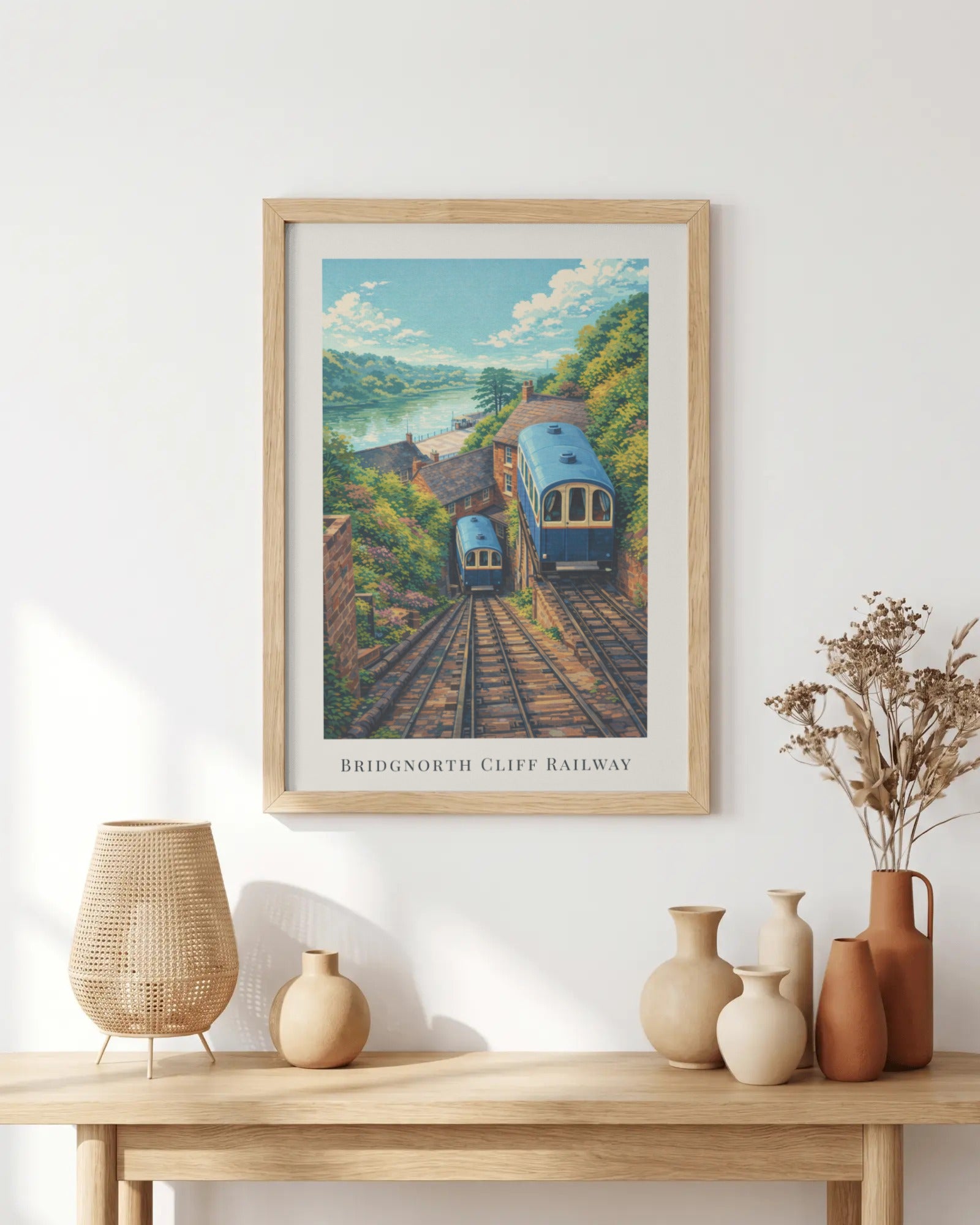 Bridgnorth Cliff Railway Art Print