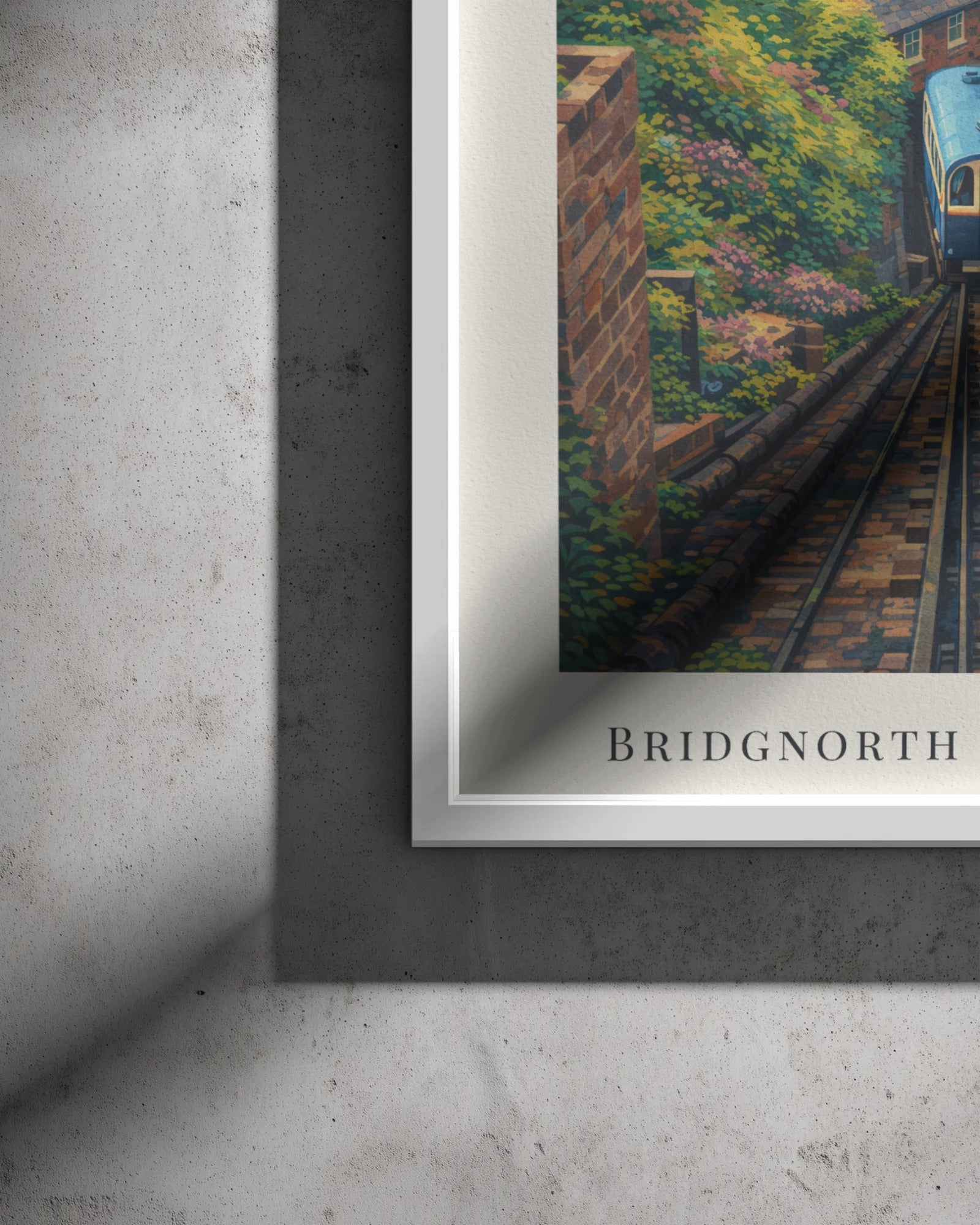 Bridgnorth Cliff Railway Art Print, framed wall art (view 3)