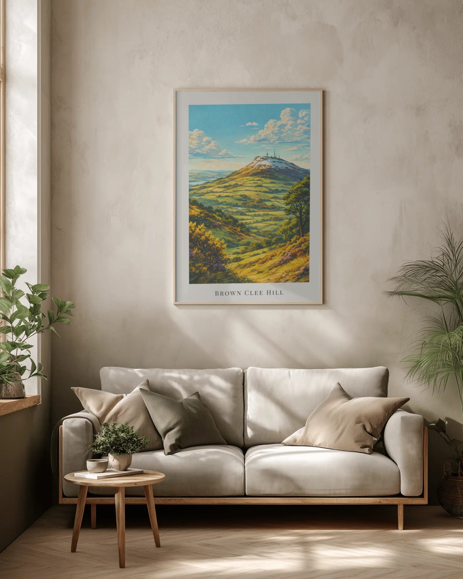 Brown Clee Hill Art Print, framed wall art (view 2)
