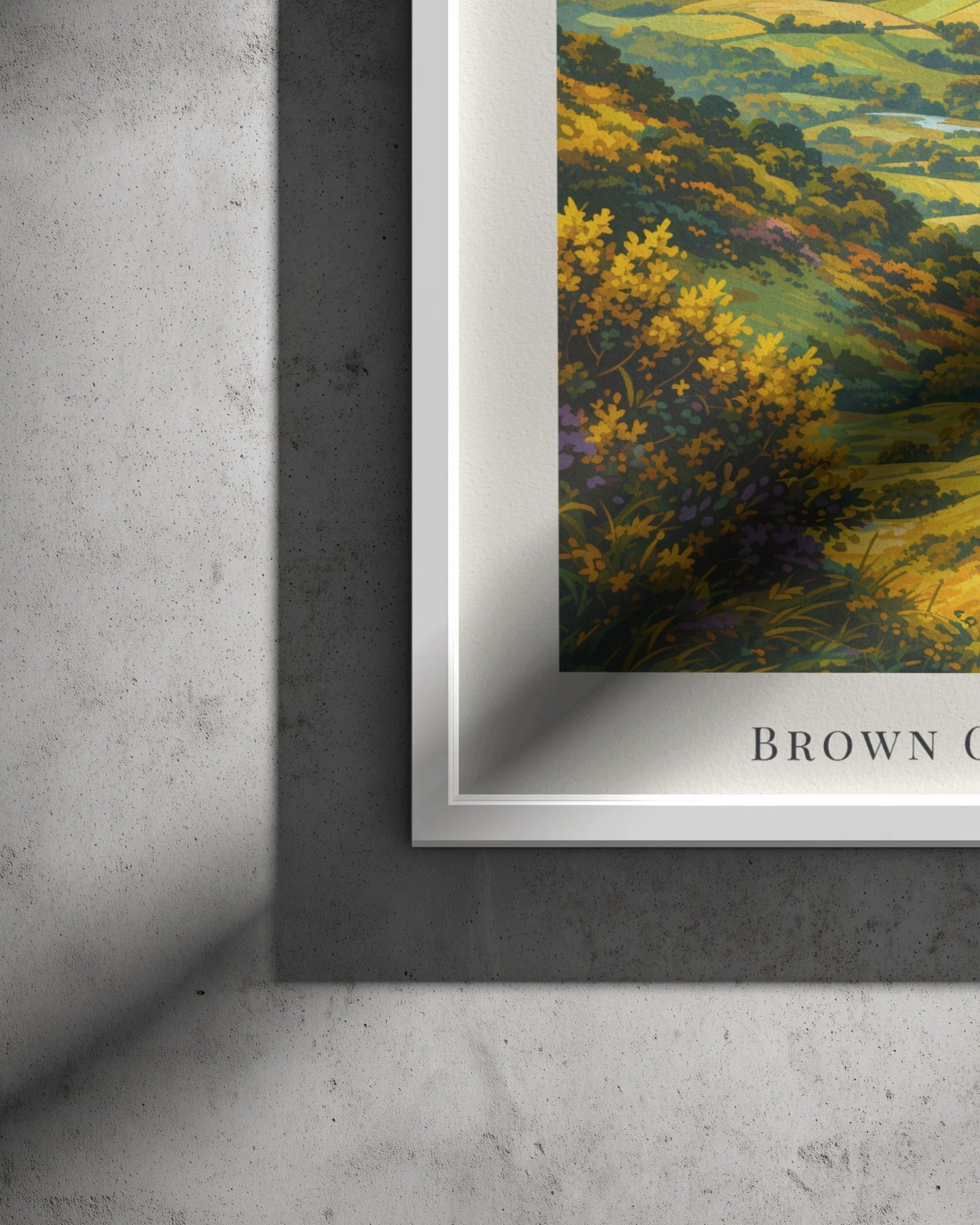 Brown Clee Hill Art Print, framed wall art (view 3)