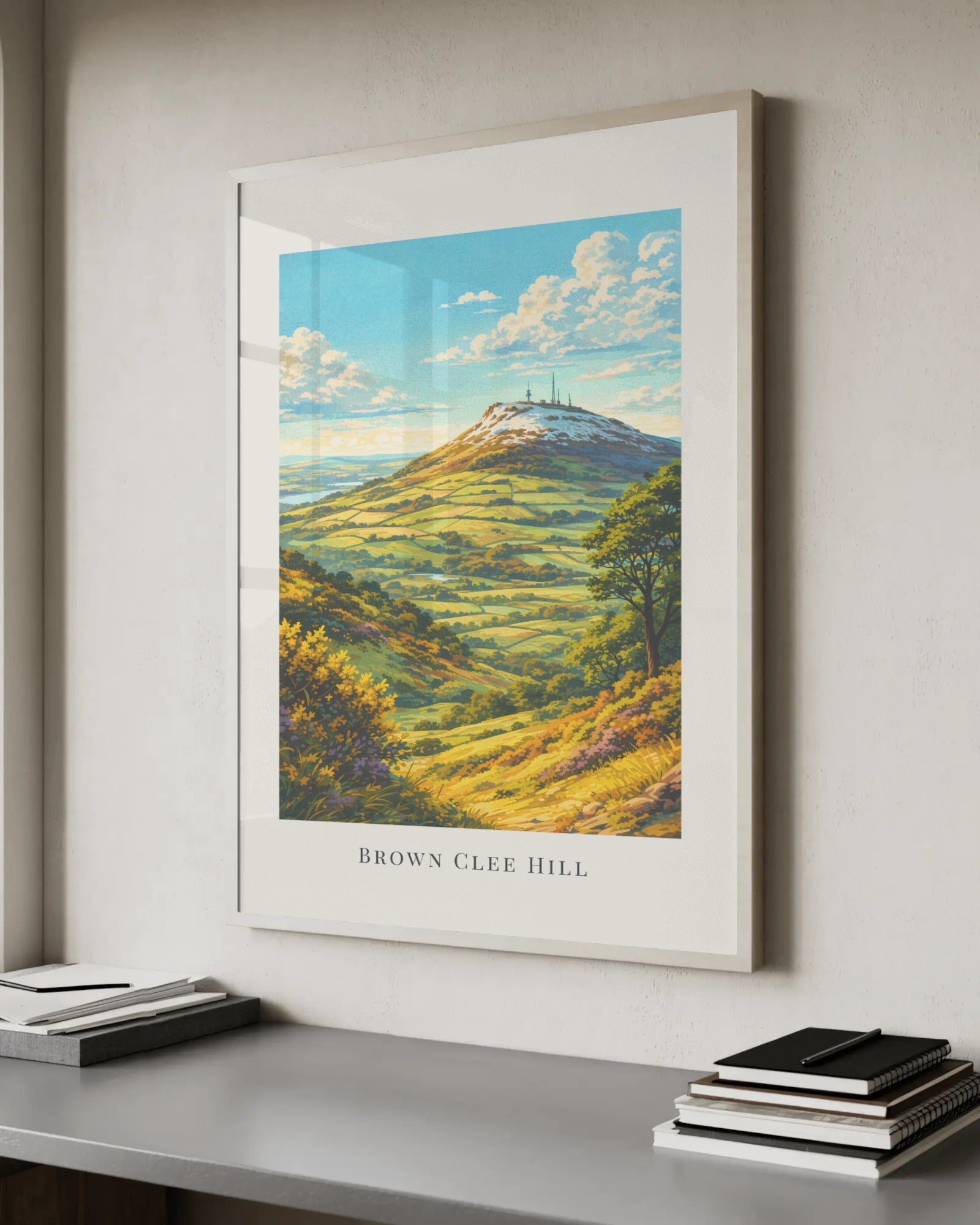 Brown Clee Hill Art Print, framed wall art (view 6)