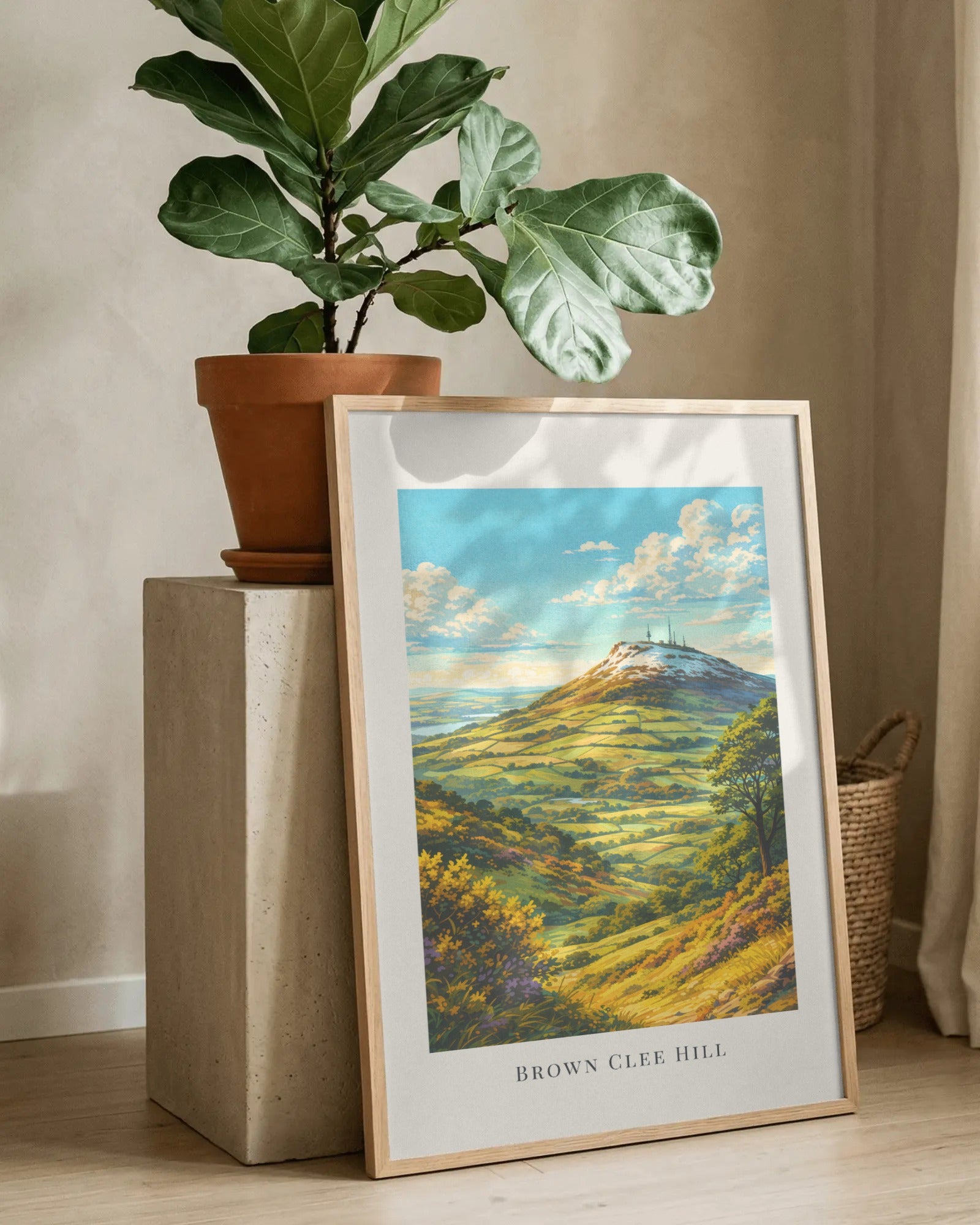 Brown Clee Hill Art Print, framed wall art (view 8)