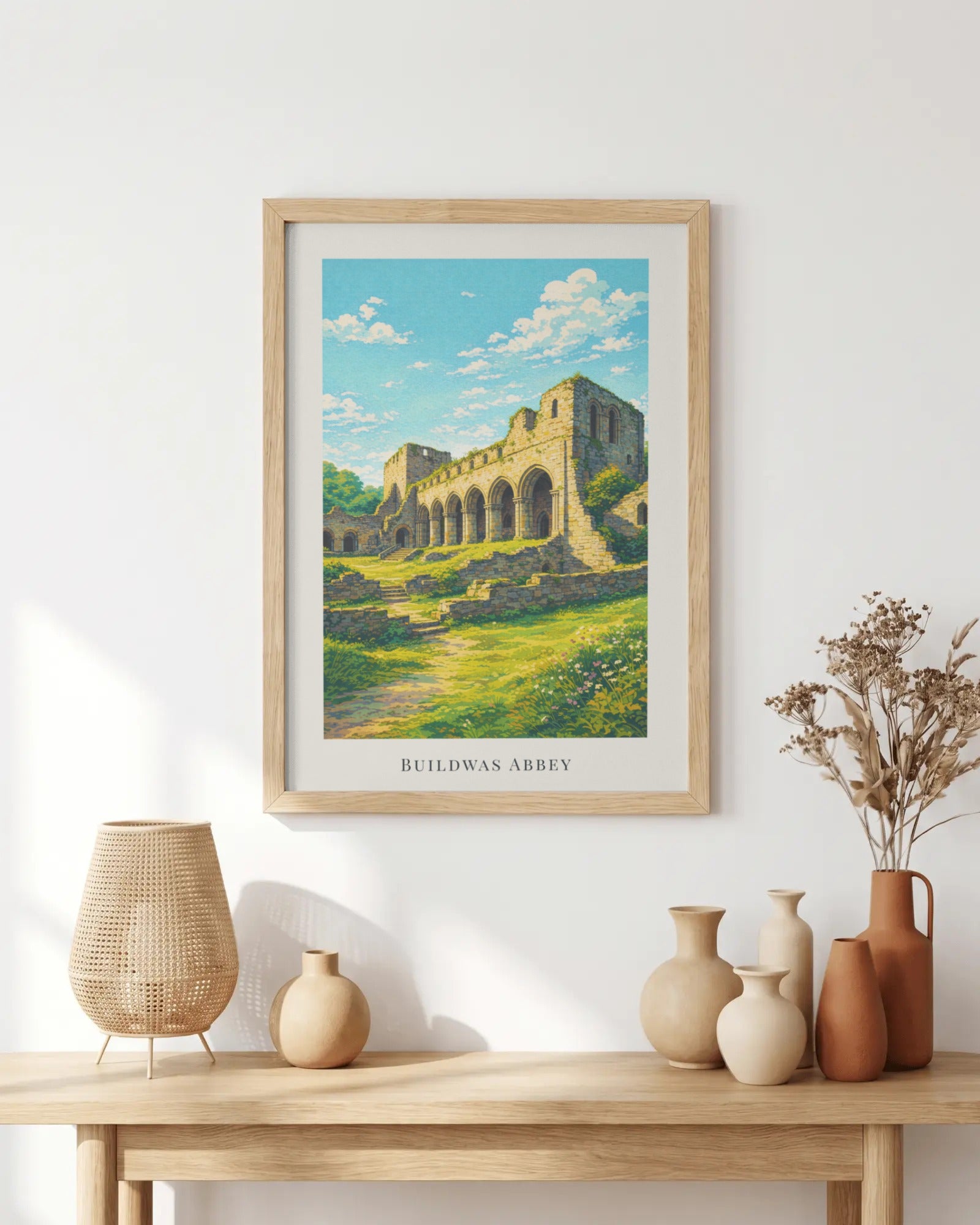 Buildwas Abbey Art Print