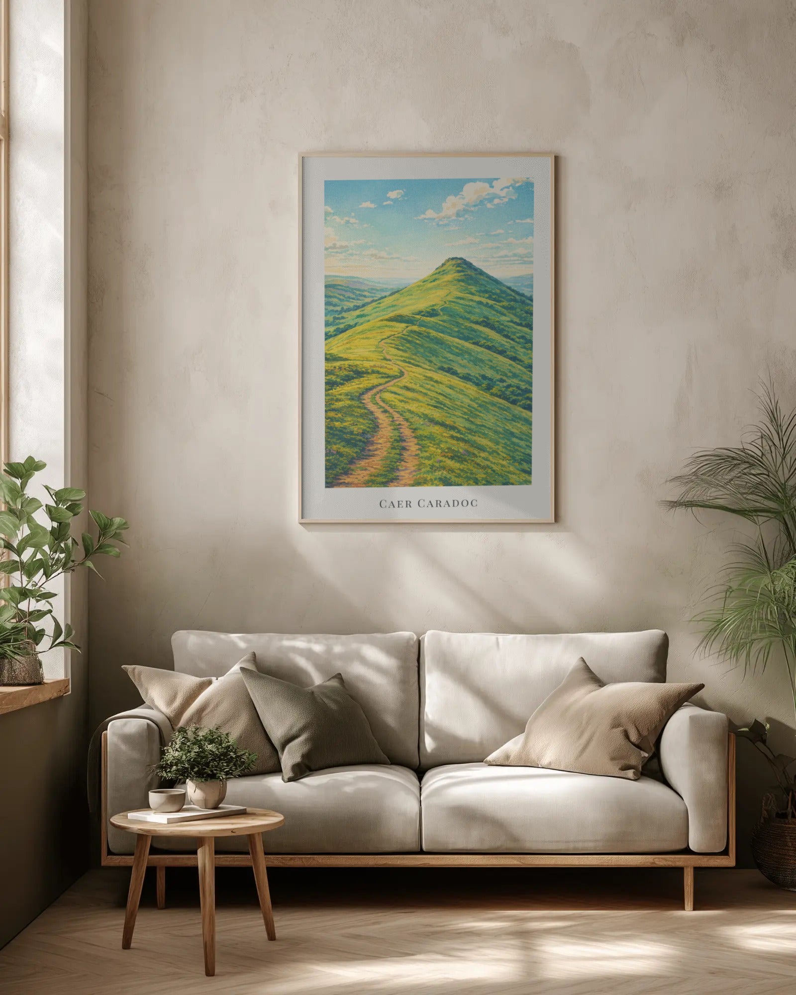 Caer Caradoc Art Print, framed wall art (view 2)