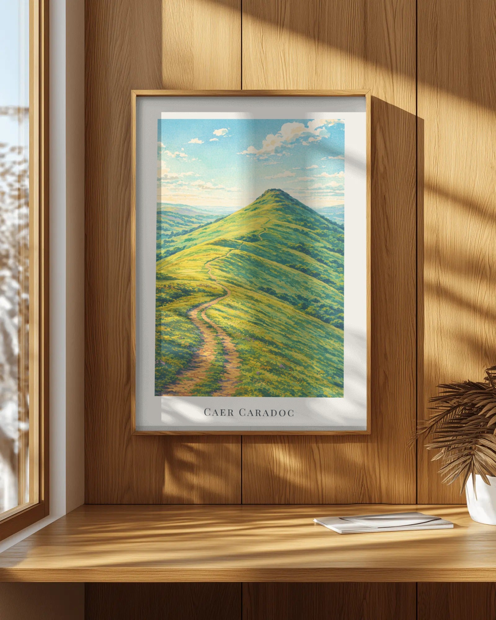 Caer Caradoc Art Print, framed wall art (view 7)