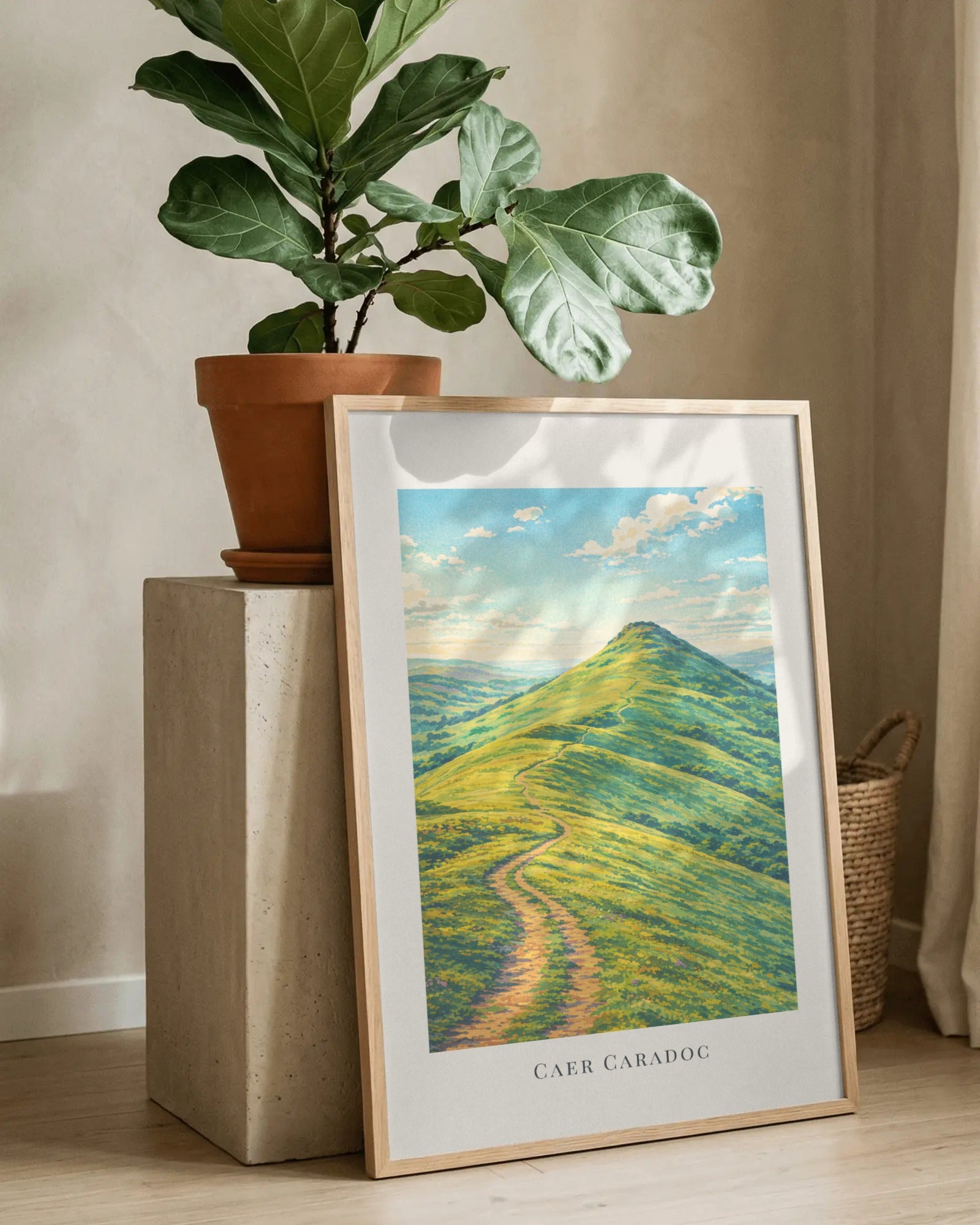 Caer Caradoc Art Print, framed wall art (view 8)