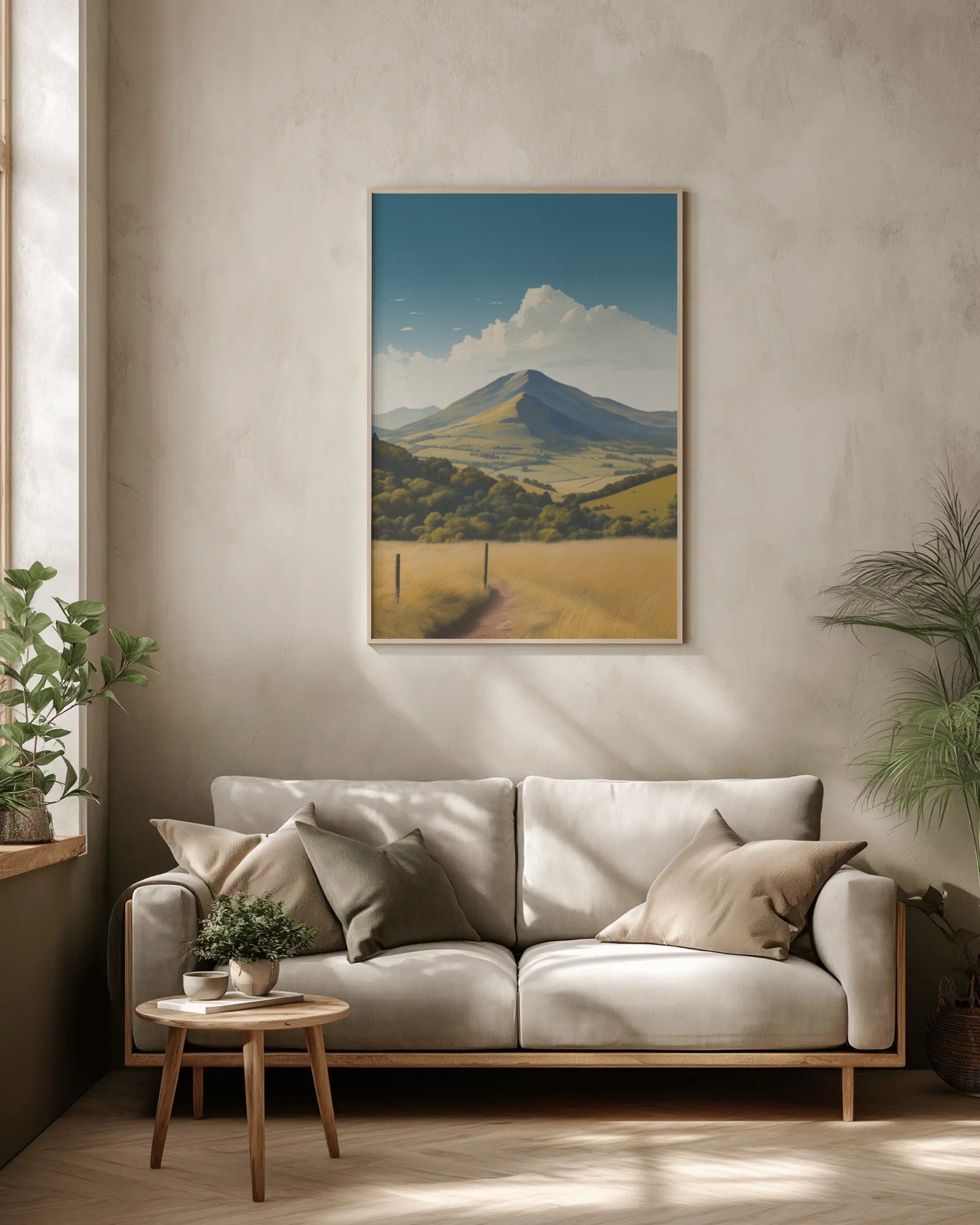 Caer Caradoc and The Lawley Art Print, framed wall art (view 2)