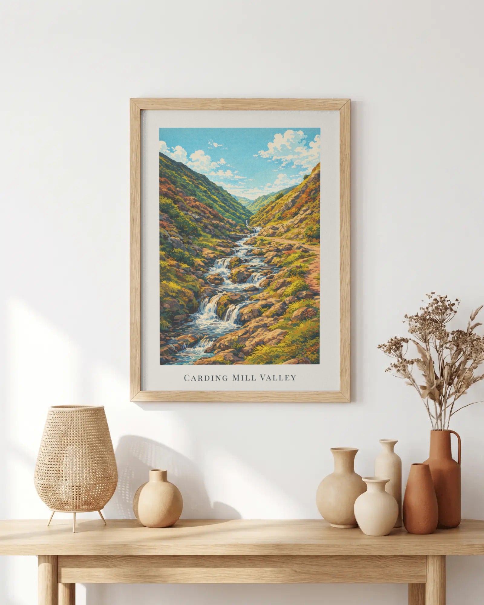 Carding Mill Valley Art Print