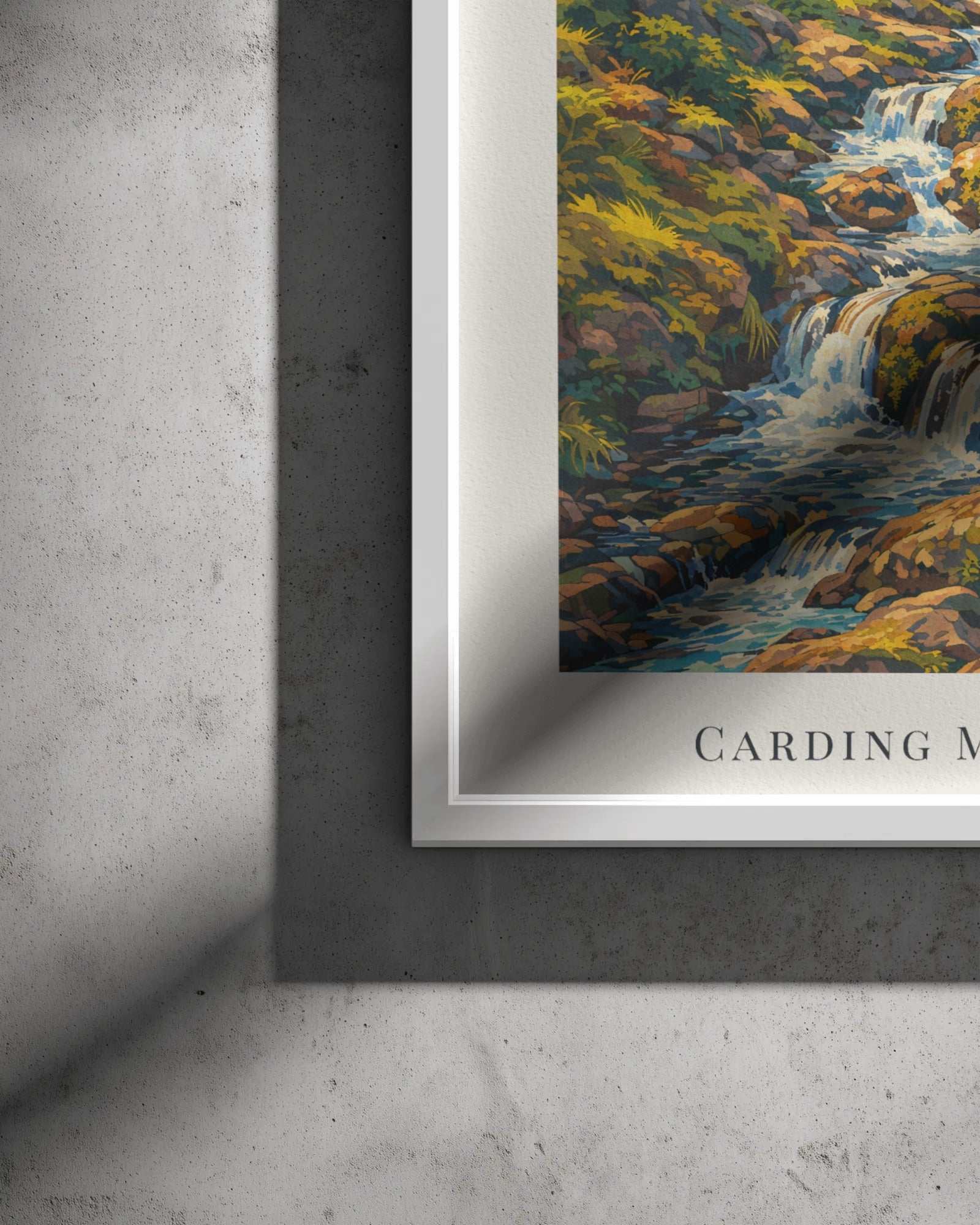 Carding Mill Valley Art Print, framed wall art (view 3)