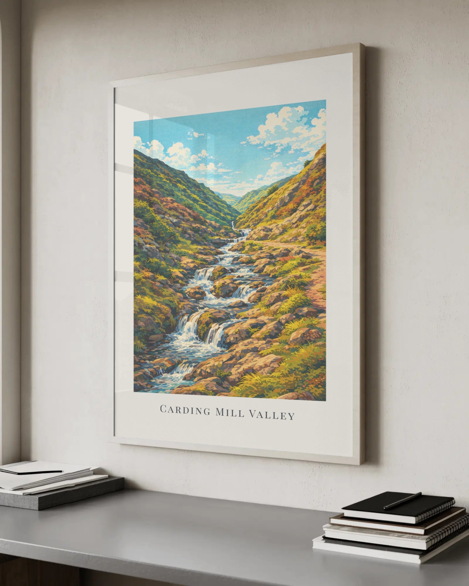 Carding Mill Valley Art Print, framed wall art (view 6)