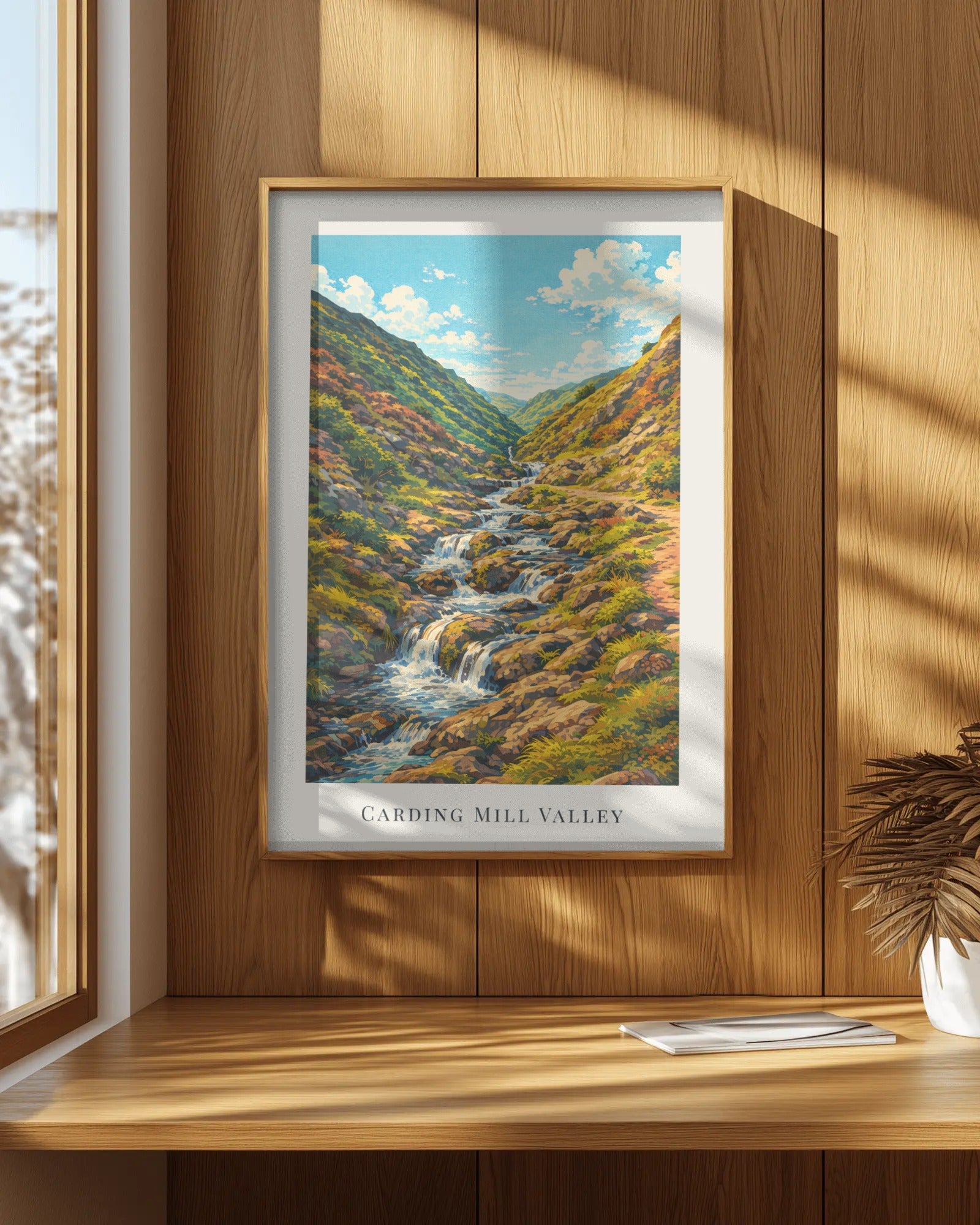 Carding Mill Valley Art Print, framed wall art (view 7)