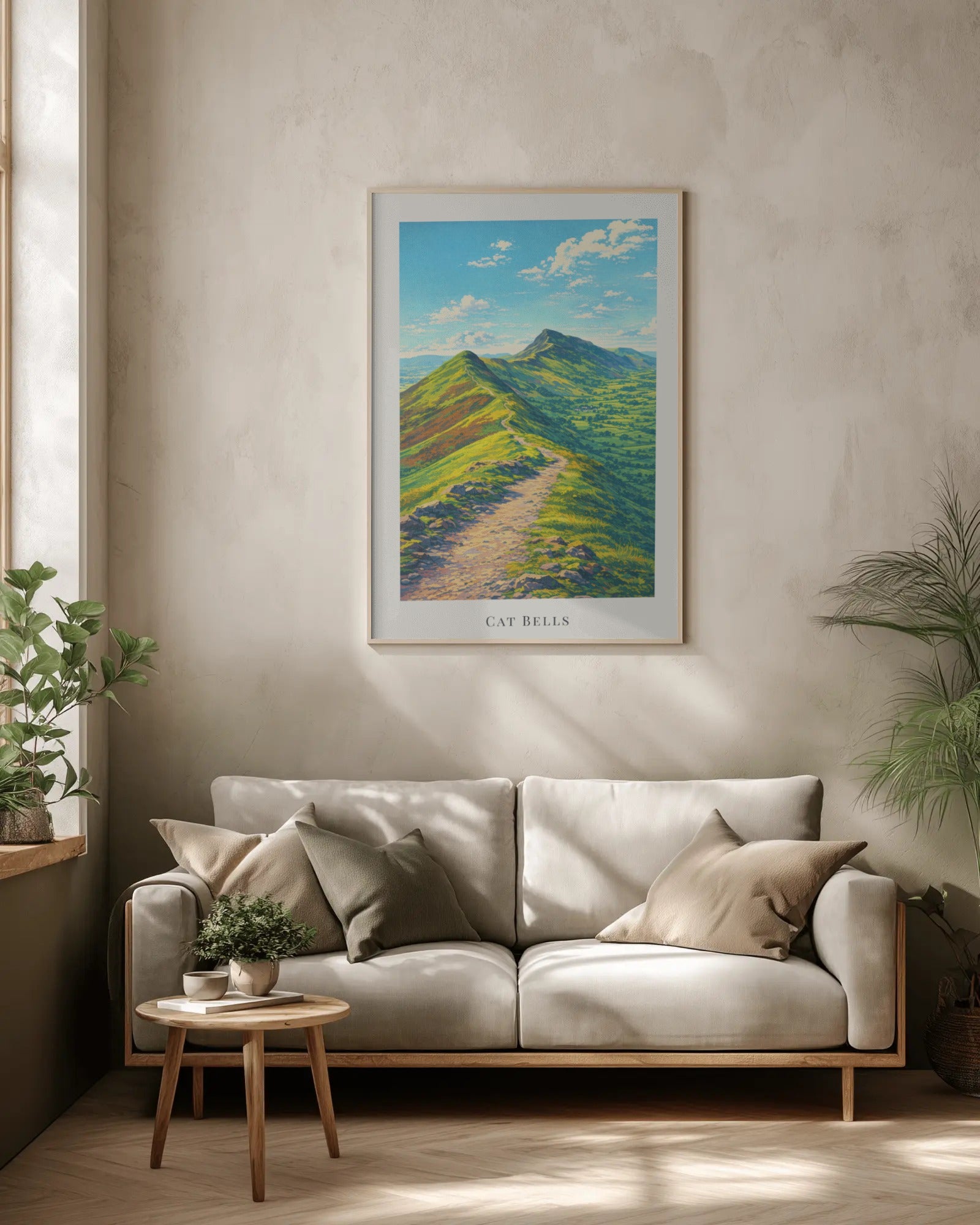 Cat Bells Art Print, framed wall art (view 2)