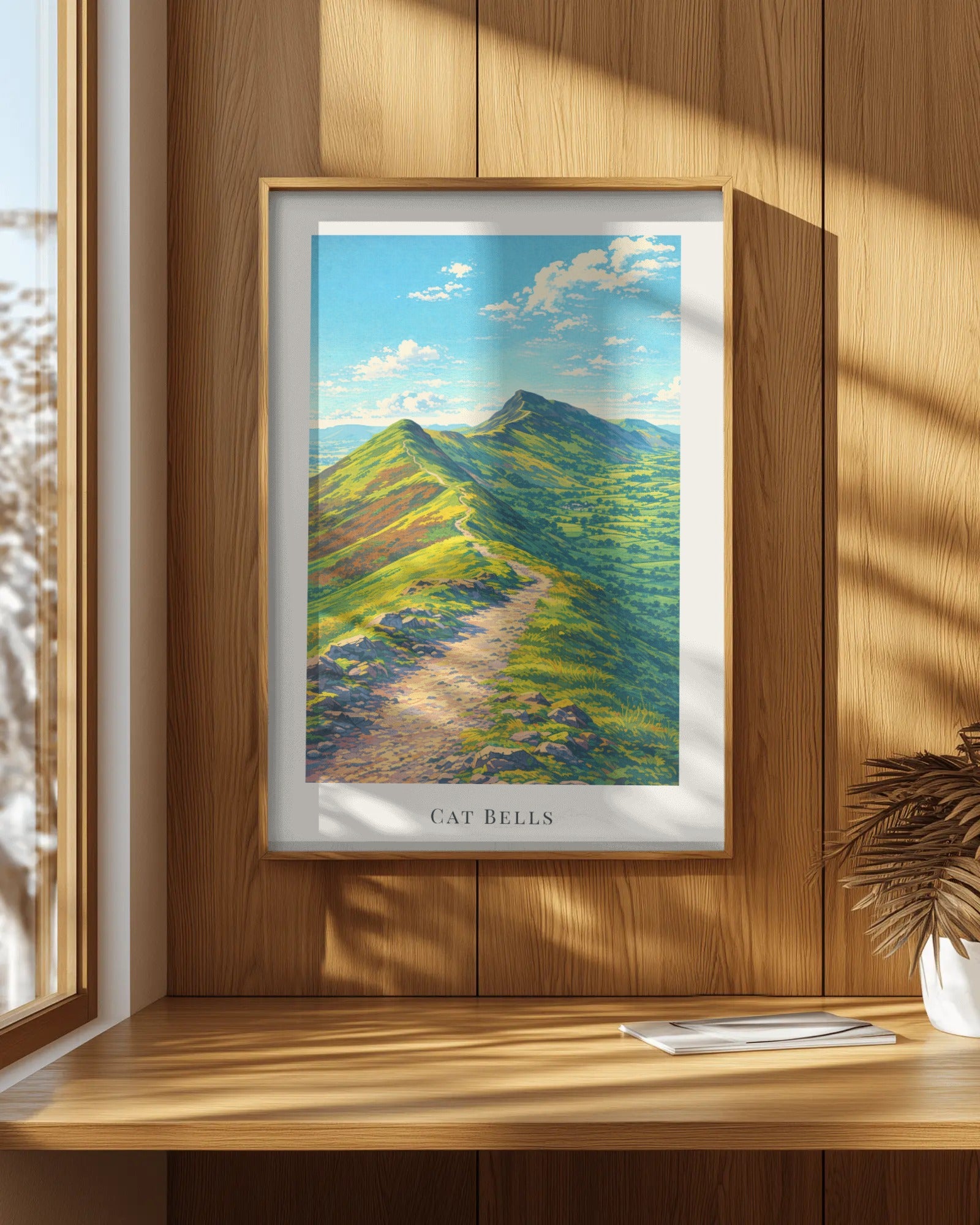 Cat Bells Art Print, framed wall art (view 7)