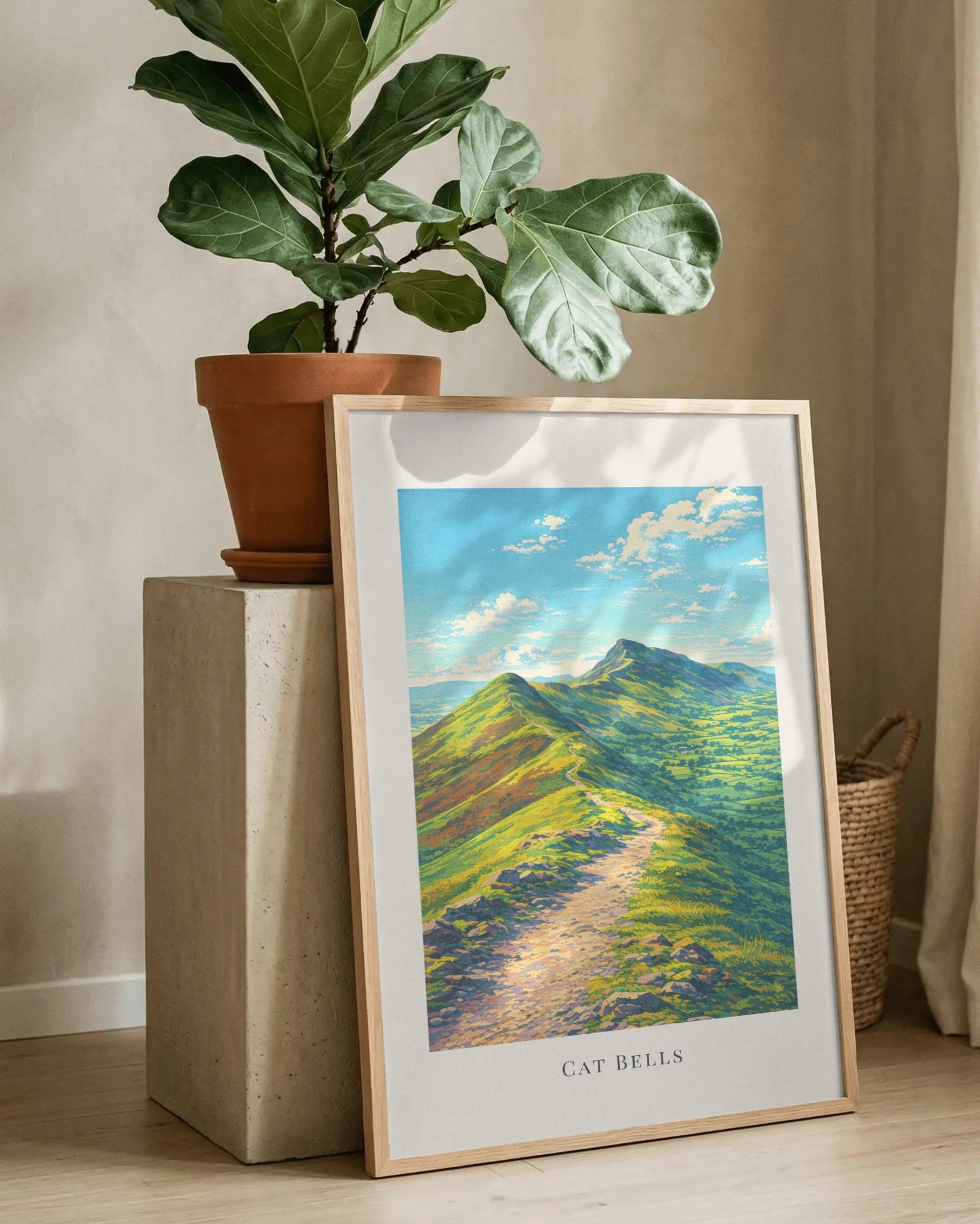 Cat Bells Art Print, framed wall art (view 8)