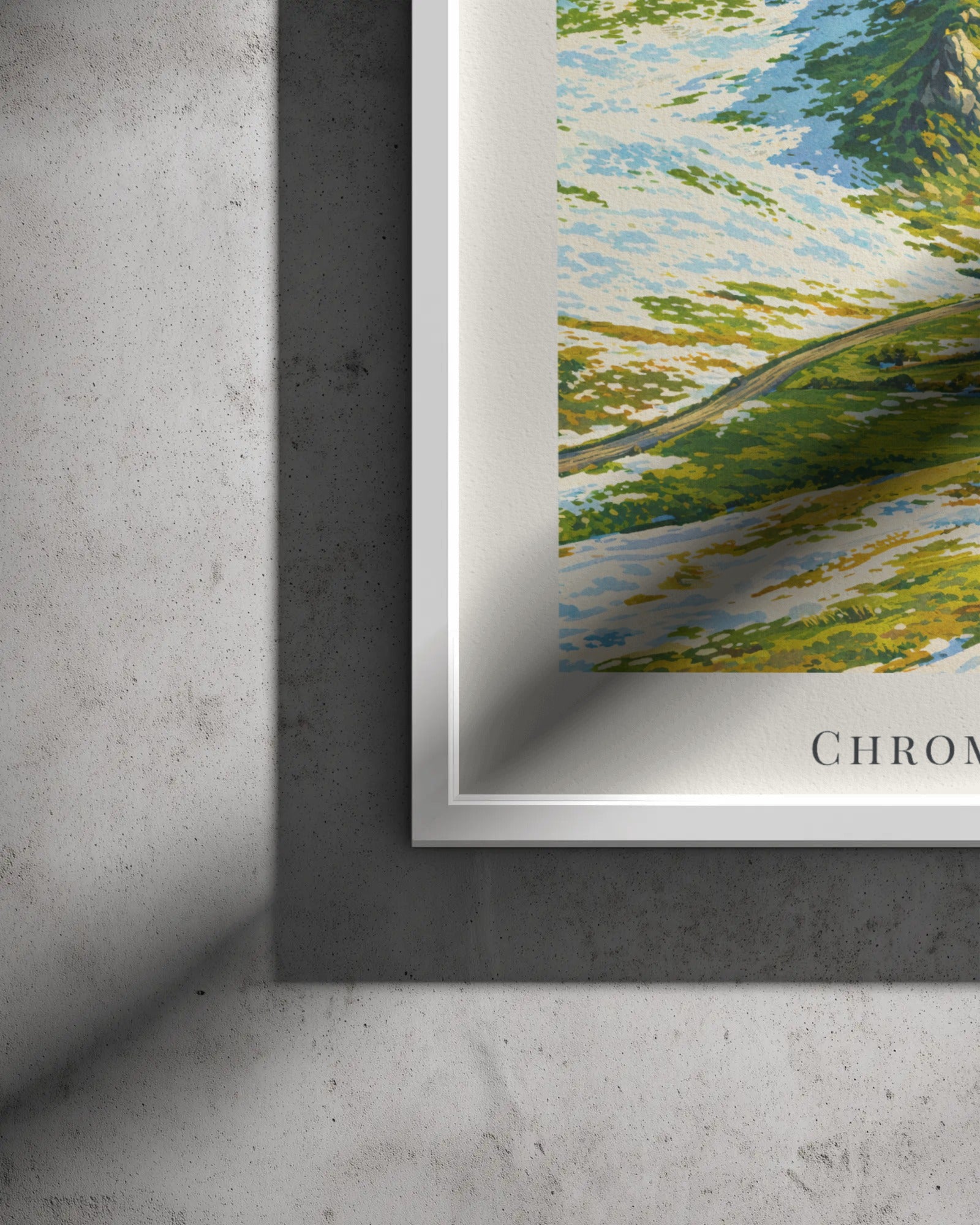 Chrome Hill Art Print, framed wall art (view 3)