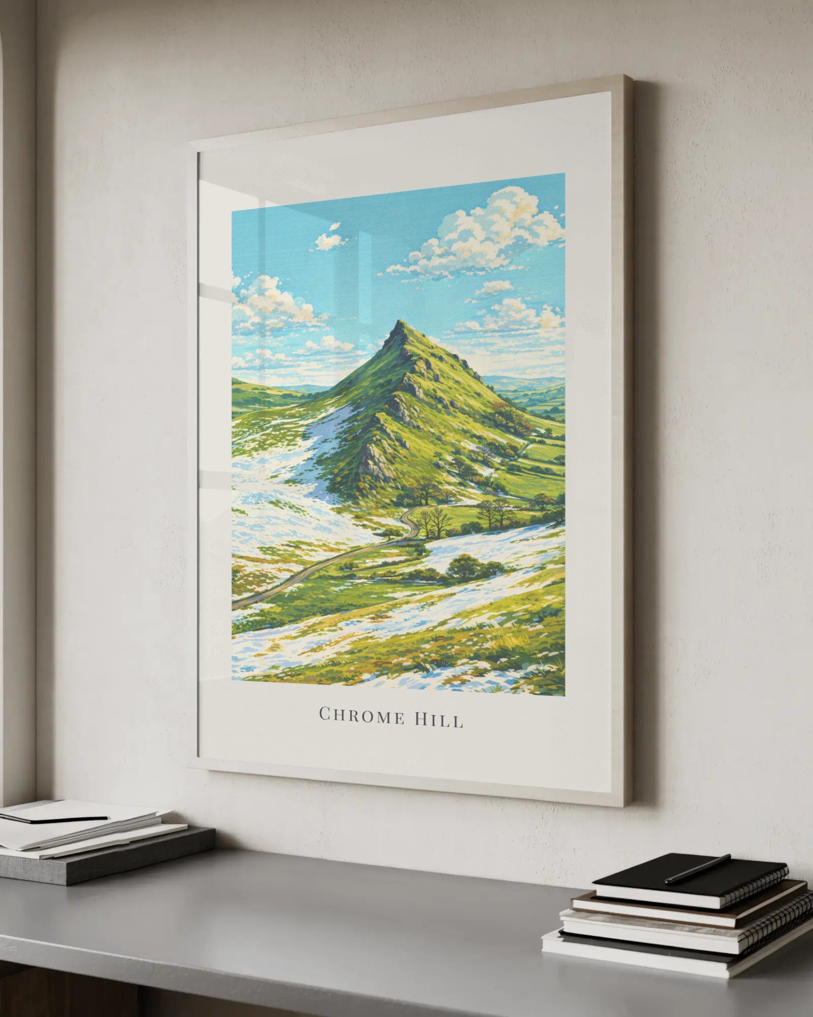 Chrome Hill Art Print, framed wall art (view 6)