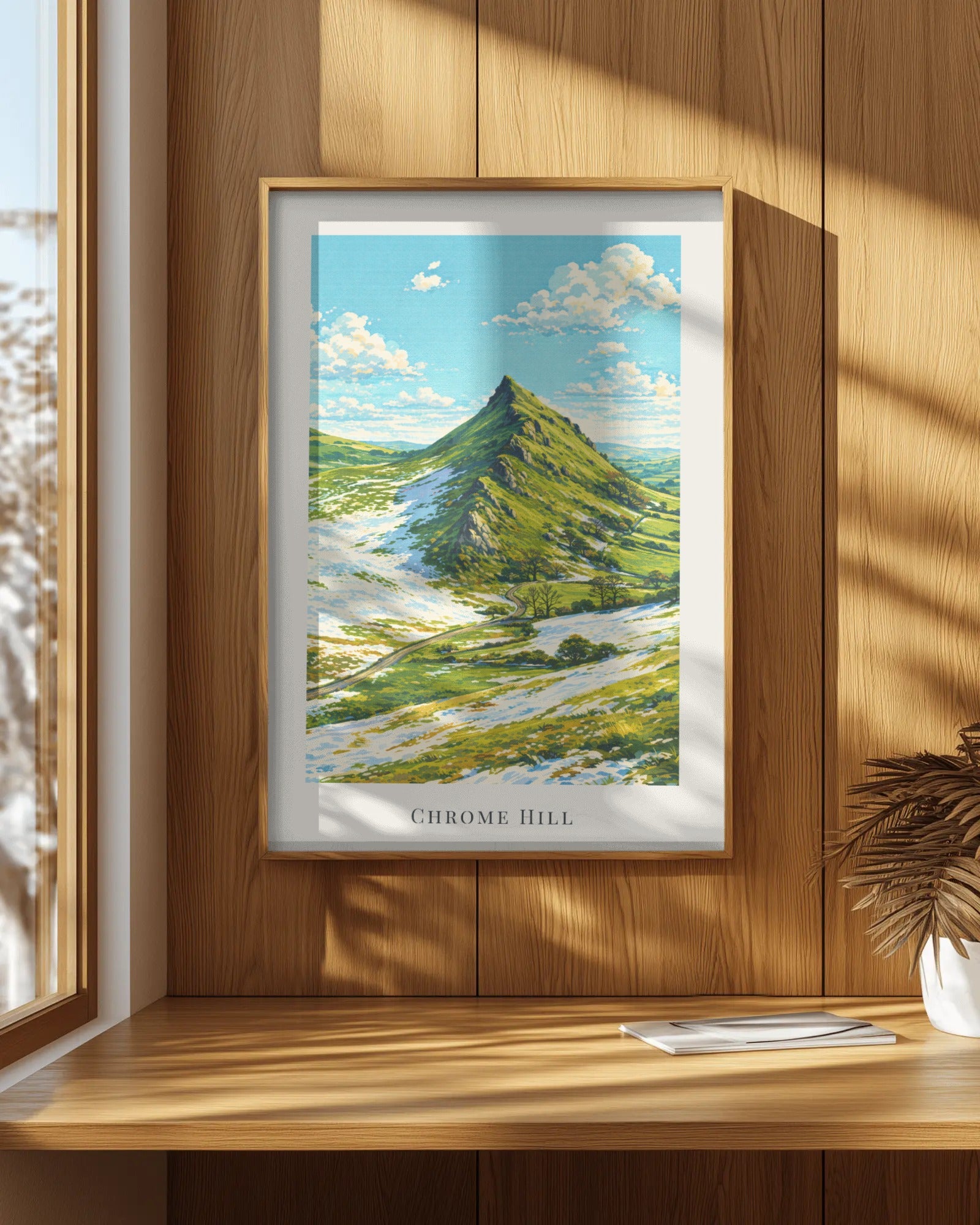 Chrome Hill Art Print, framed wall art (view 7)