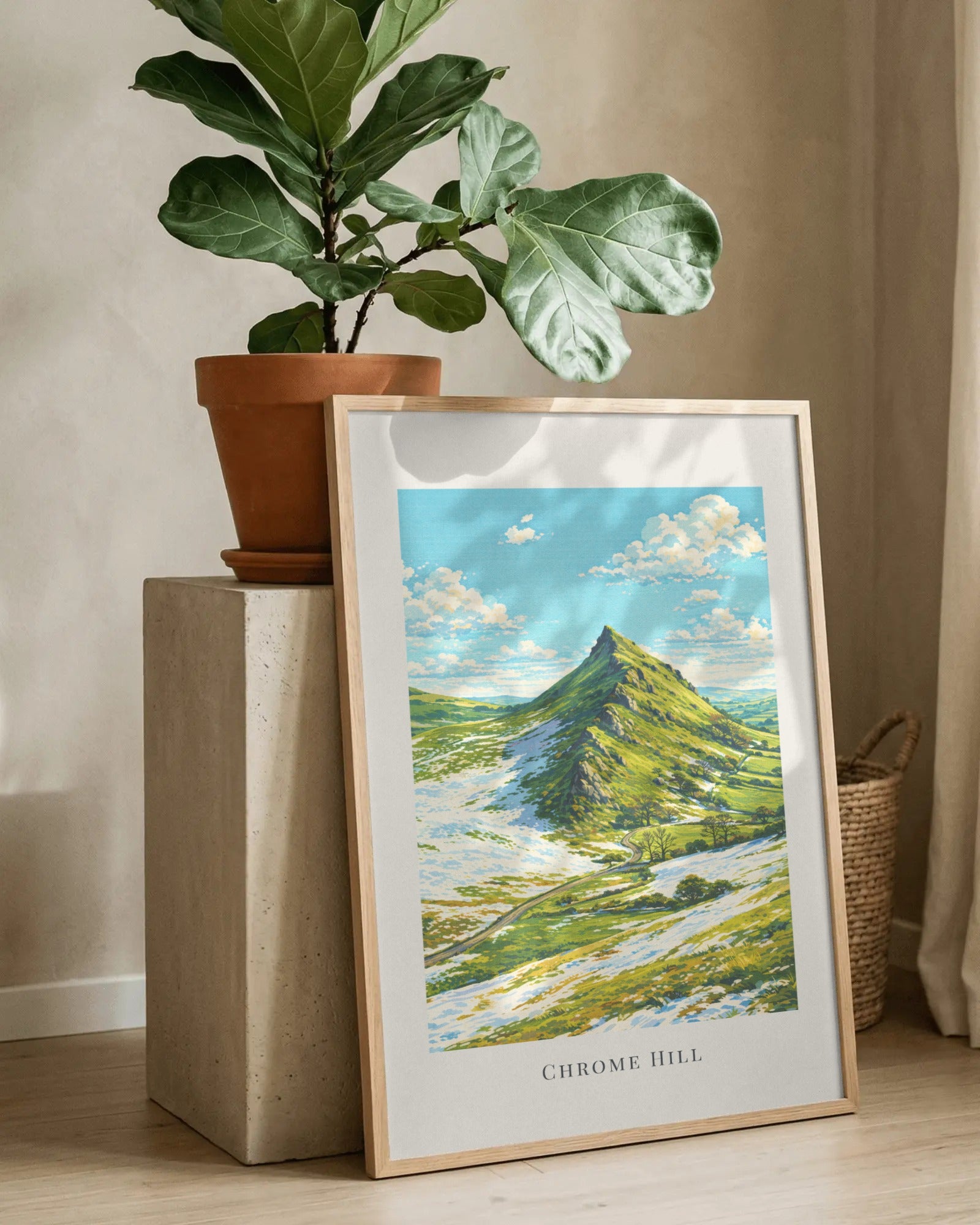 Chrome Hill Art Print, framed wall art (view 8)