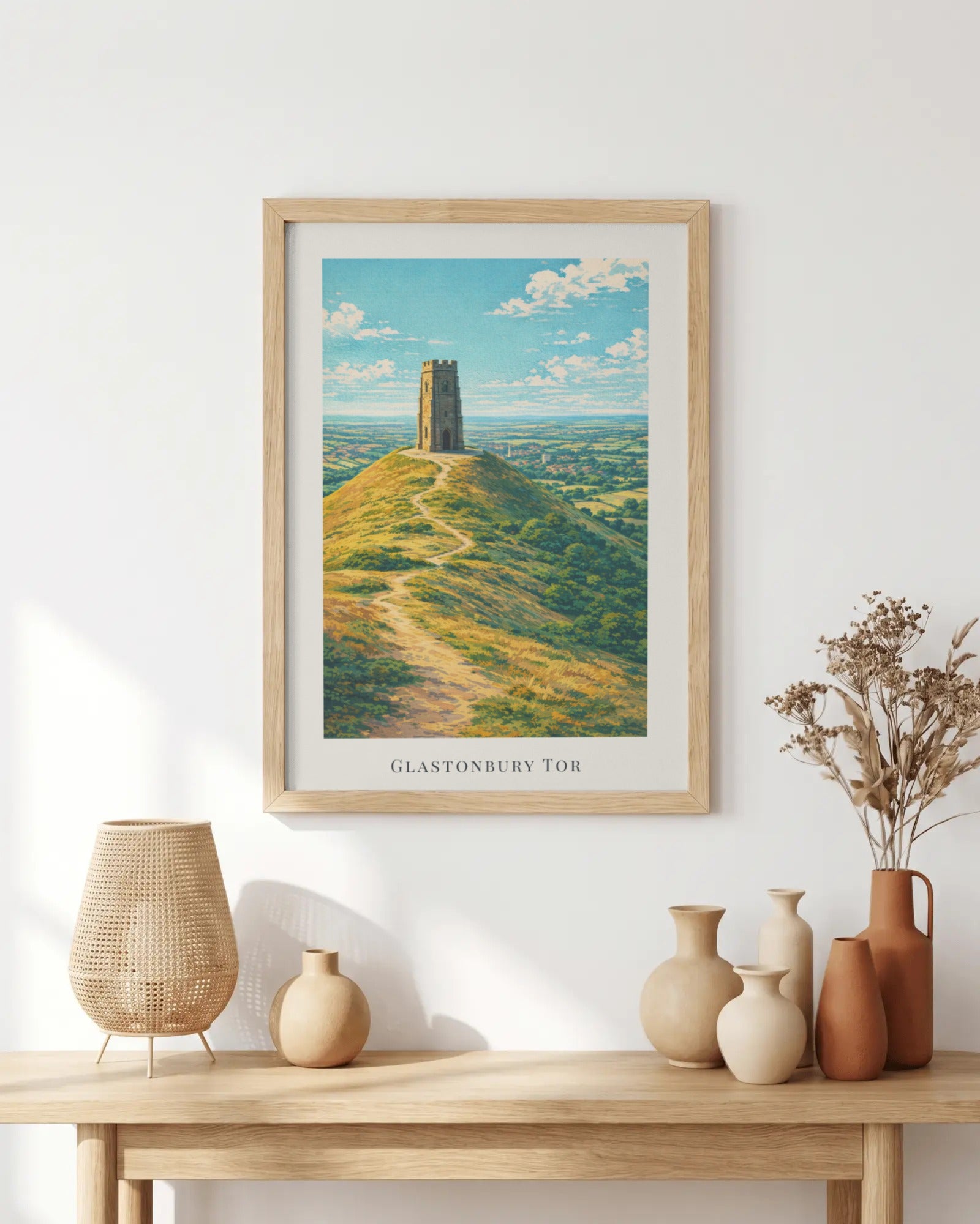 Glastonbury Tor Art Print