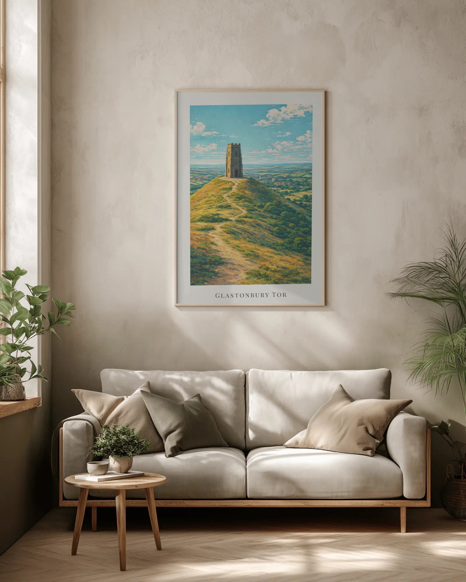 Glastonbury Tor Art Print, framed wall art (view 2)