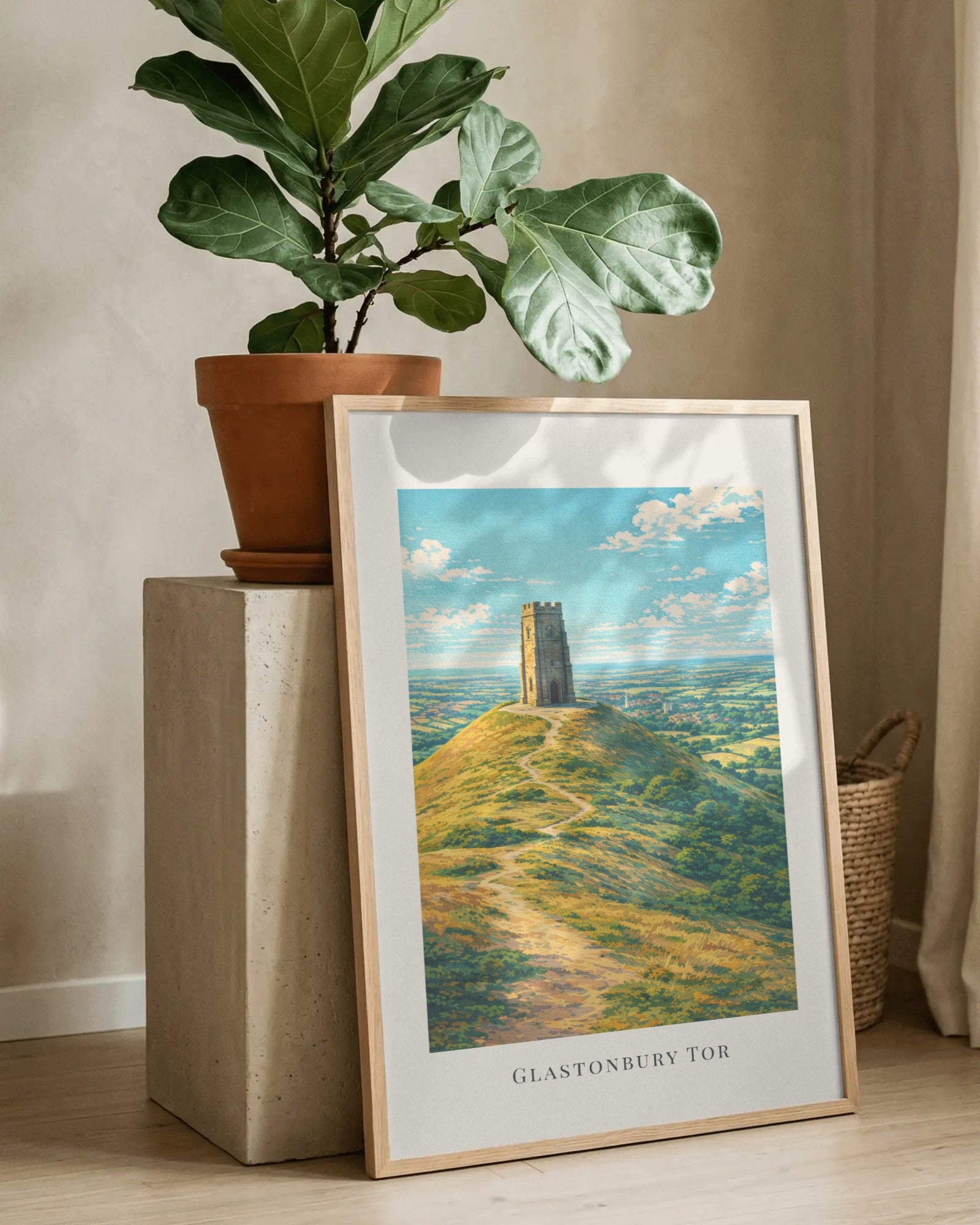 Glastonbury Tor Art Print, framed wall art (view 8)